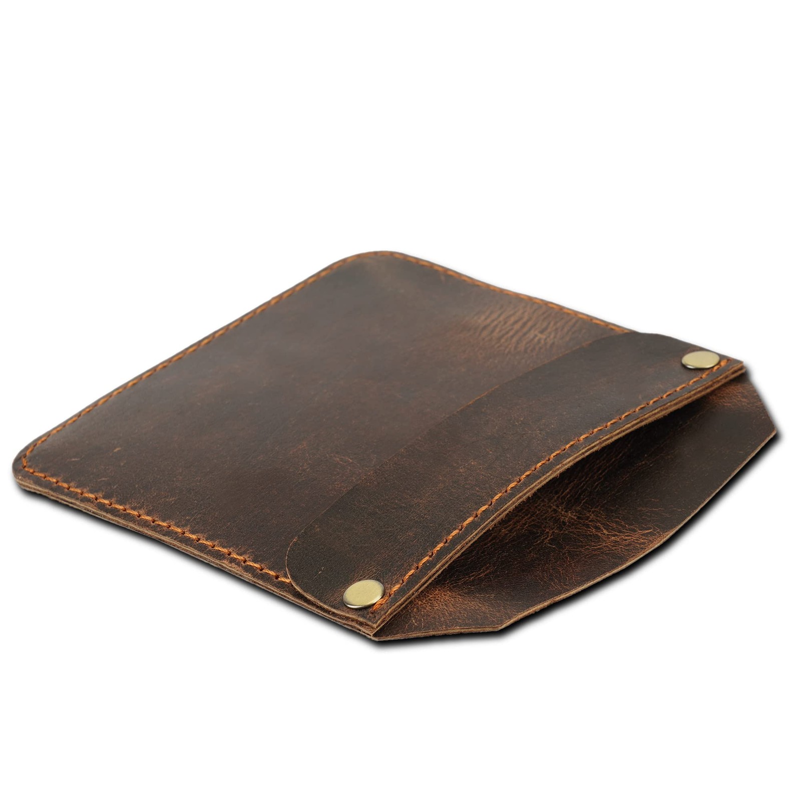Genuine Leather Pocket Protector for Men, Durable Tool Pouch for Jeans, Brown…