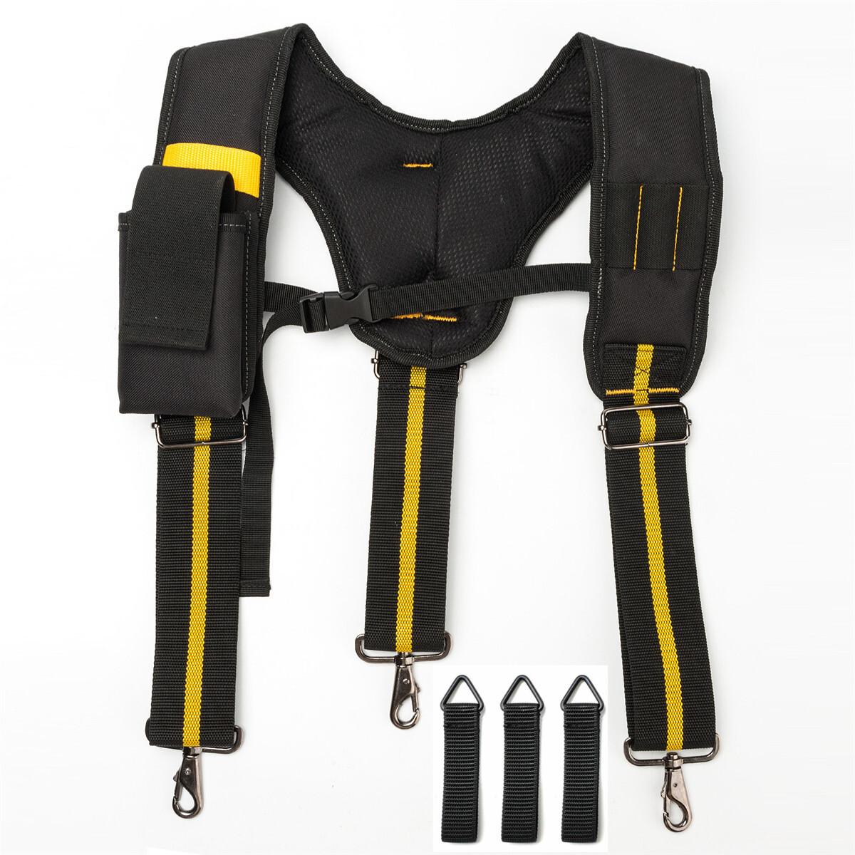 Adjustable Padded Heavy Duty Tool Belt Suspender Carpenter Reducing Waist Weight