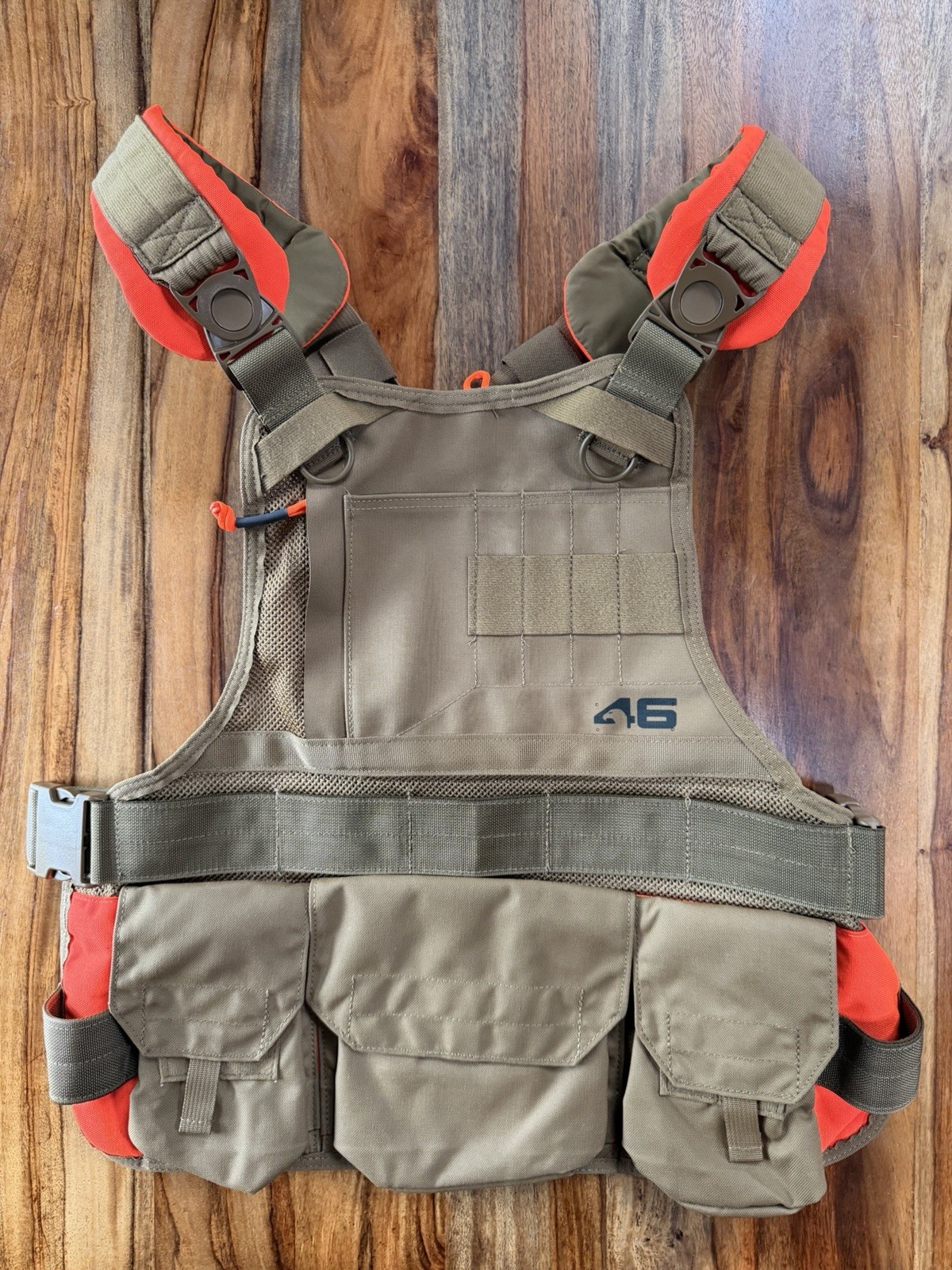 Atlas 46 Journeymesh Chest Rig V3 Coyote, Mesh, Cargo Pockets