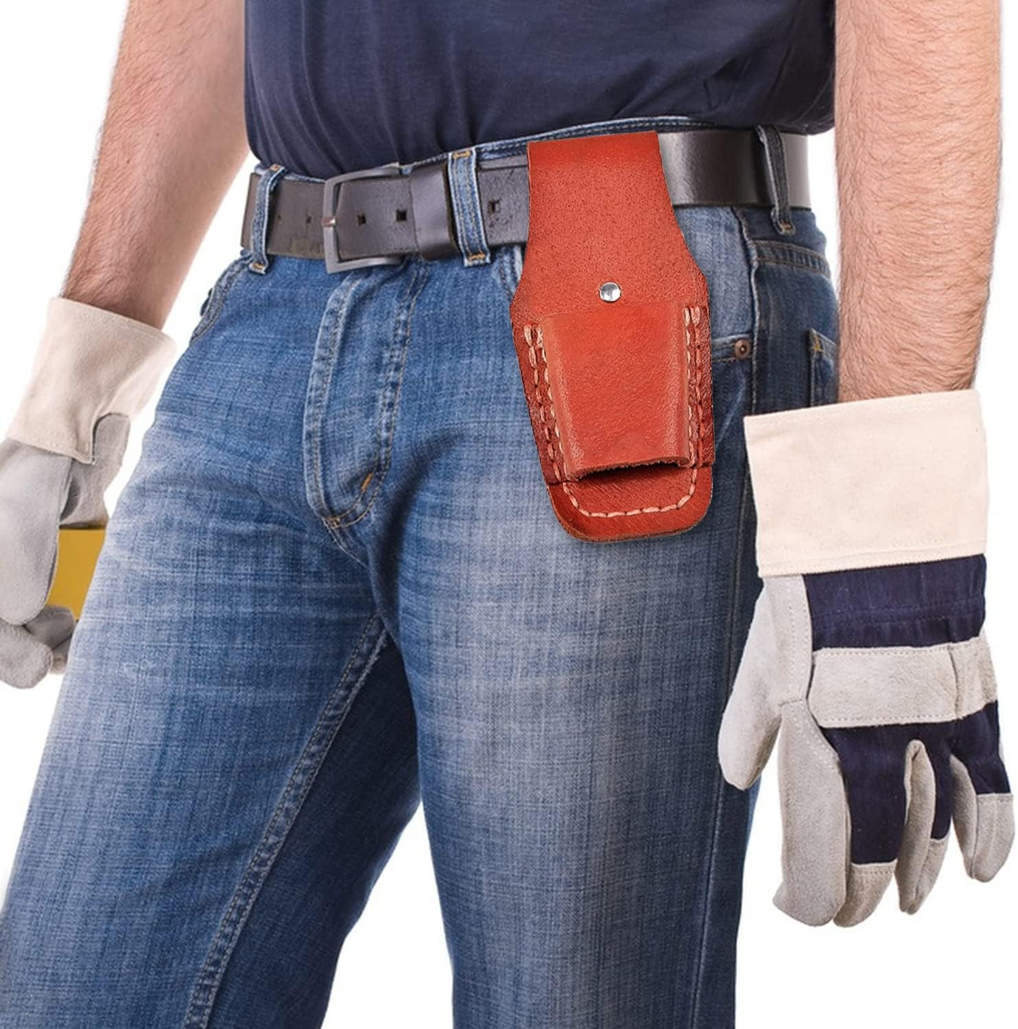 Leather Electrician Scissors Sheath Tool Holsters, Welding Pliers Belt Holder Ga