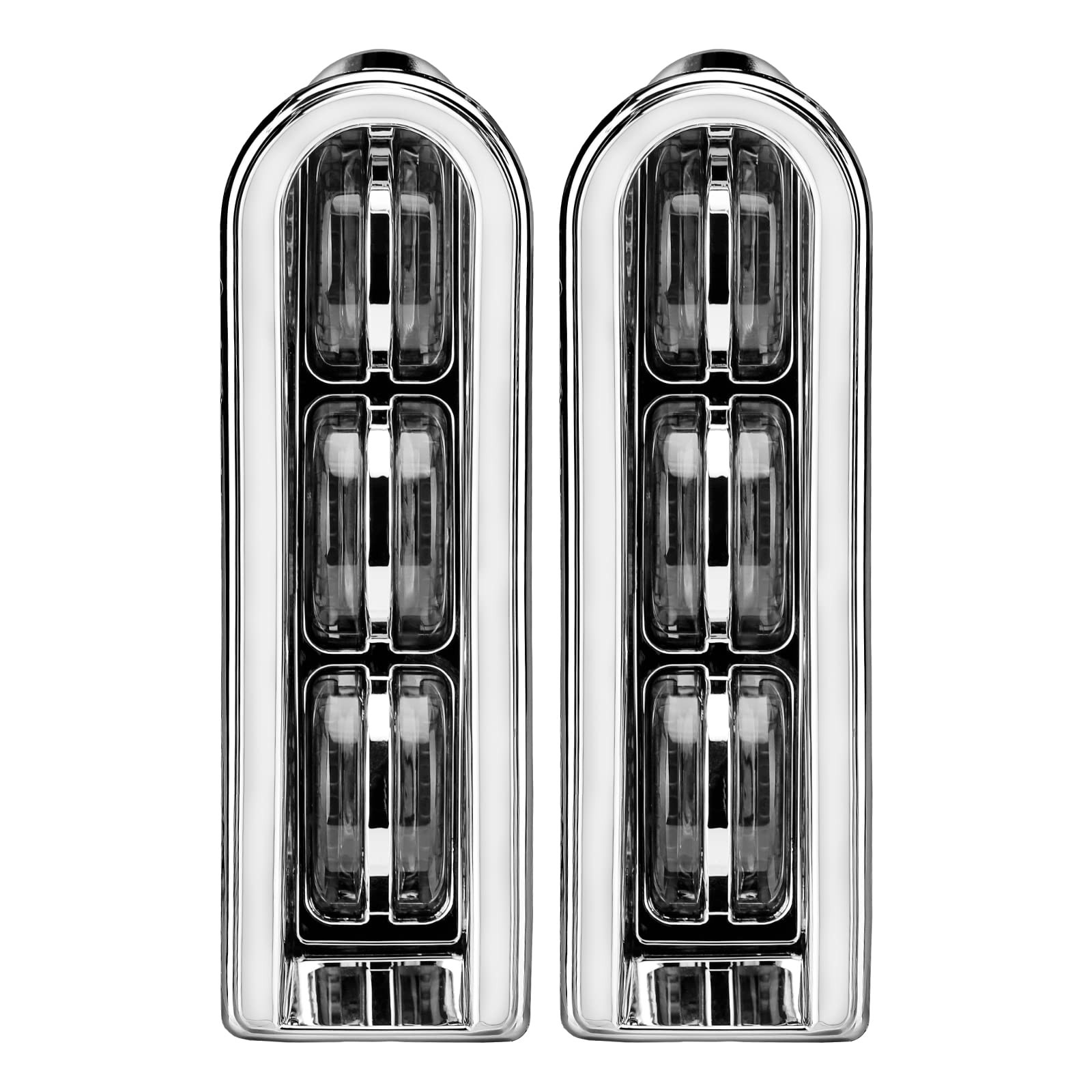 Saddlebag Filler LED Lights for Harley Touring 2014-2022 Chrome