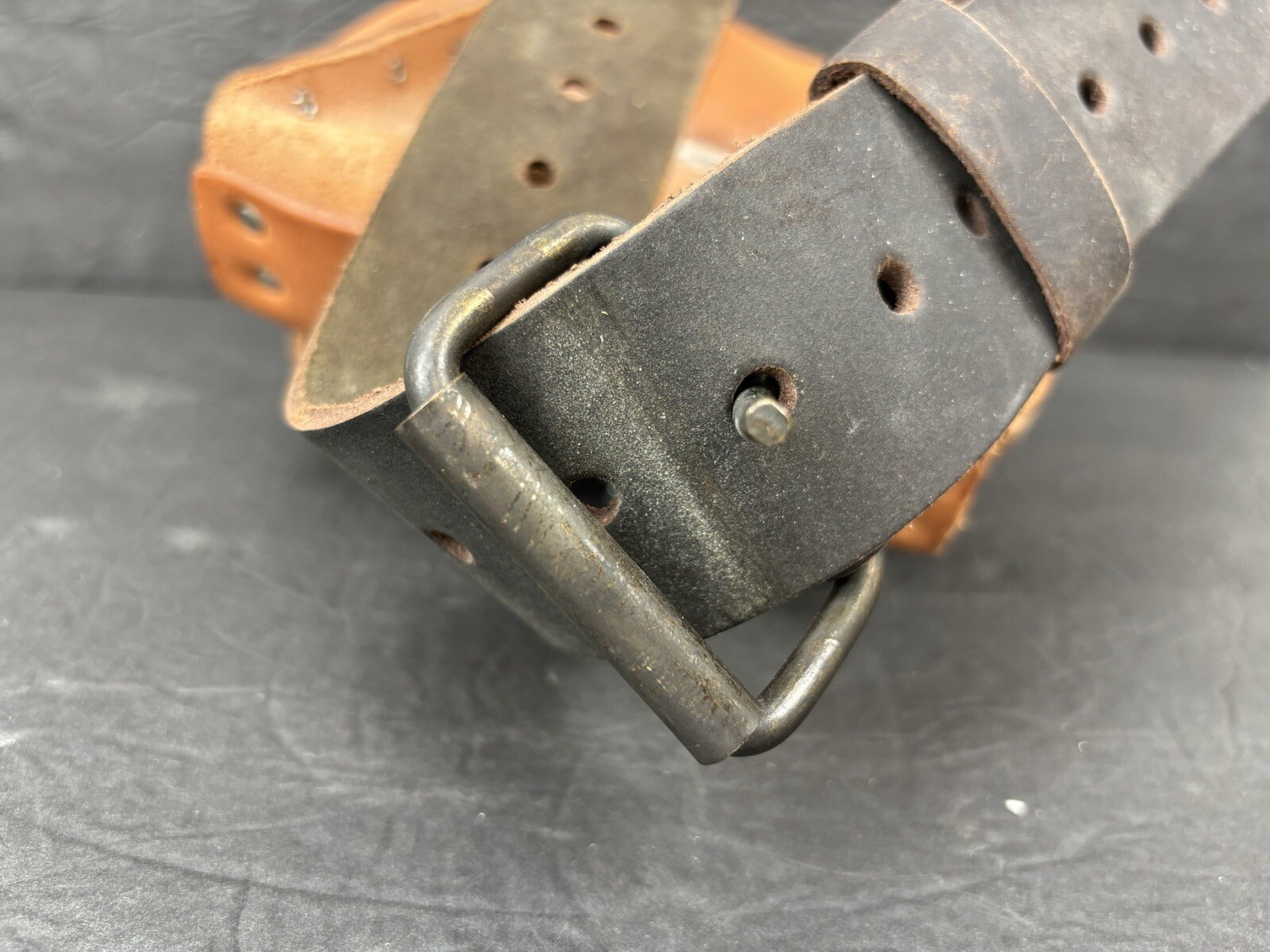 Craftsman Tool Holder 40487 Tan 100% Saddle Leather Mexico