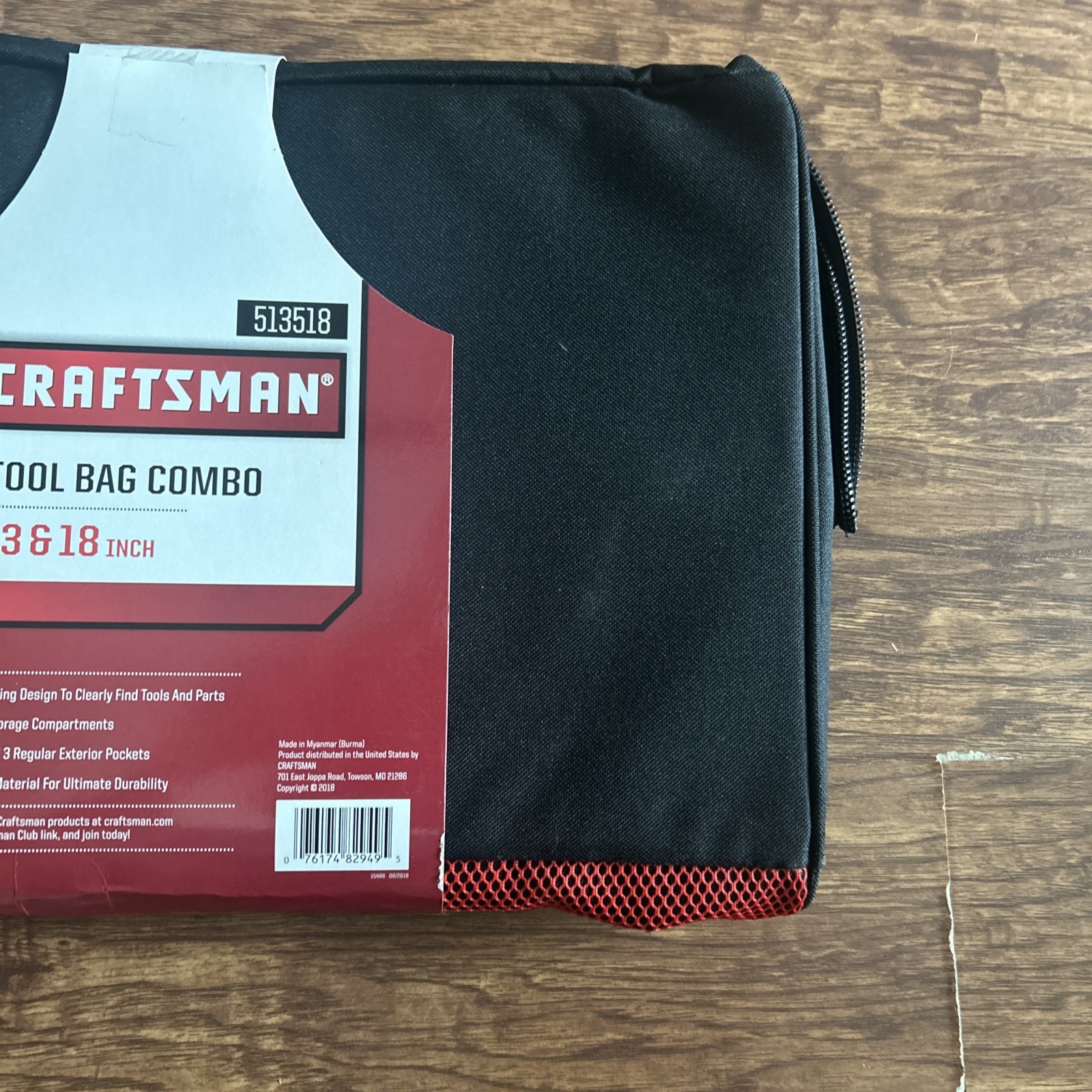 CRAFTSMAN® 2-Piece 13-Inch And 18-Inch Zippered Tool Bag Set (CMST513518)