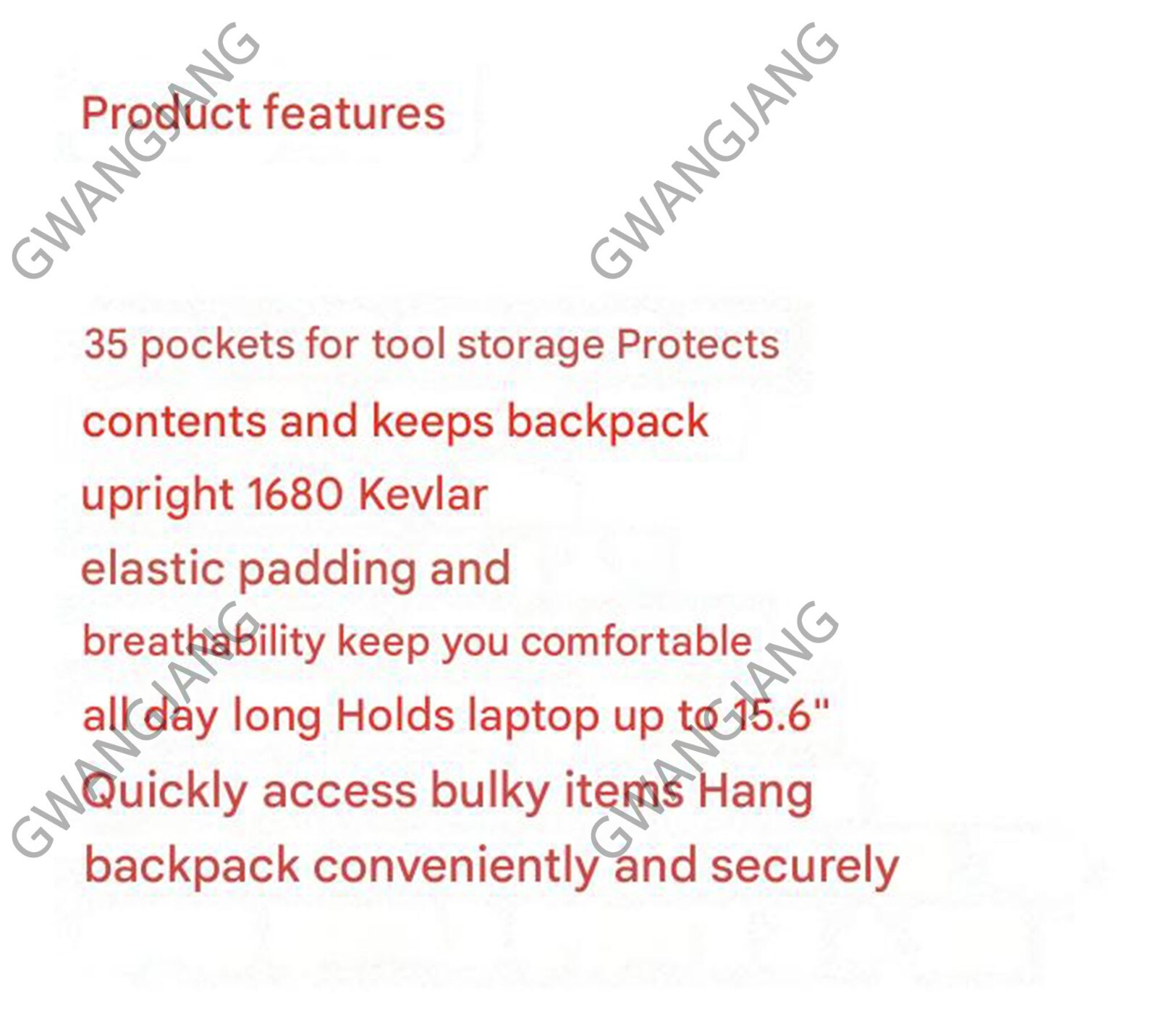 Milwaukee 48-22-8200 Durable Backpack 35 Pockets Tool Laptop Holds DIY Work