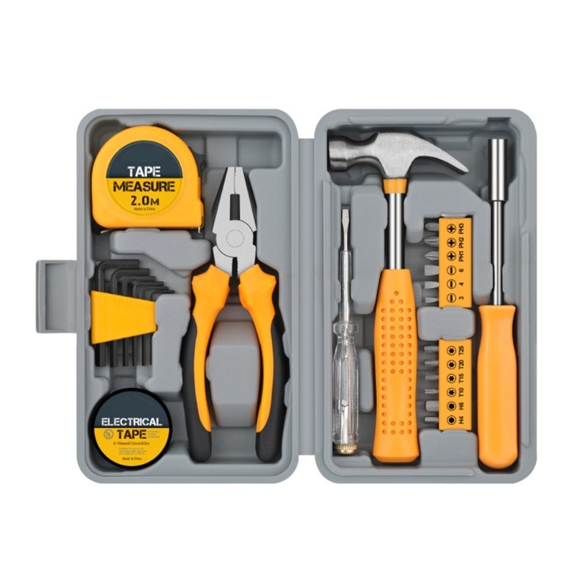 Multipurpose Home Repair Tool Kit Compact Storage Ergonomic Design For Household