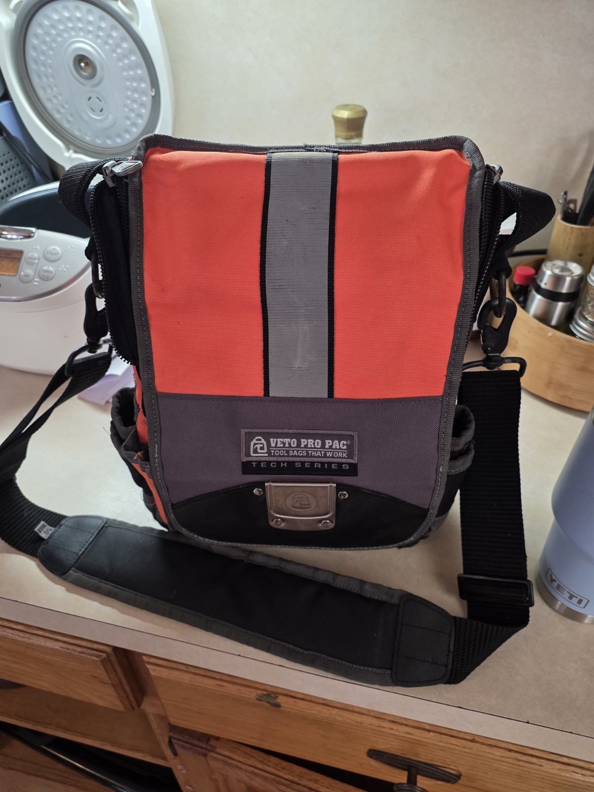 Veto Pro Pac TP-XL Hi-Viz Orange Extra Large Tool Pouch