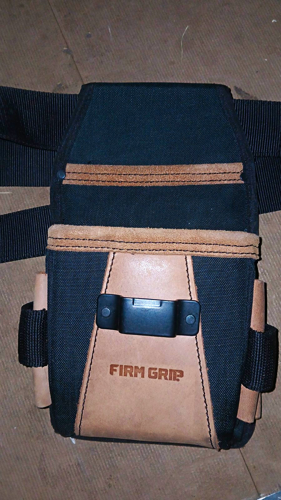 FIRM GRIP Tool Belt Pouch Holster Black/Brown Tool Belt Pouch