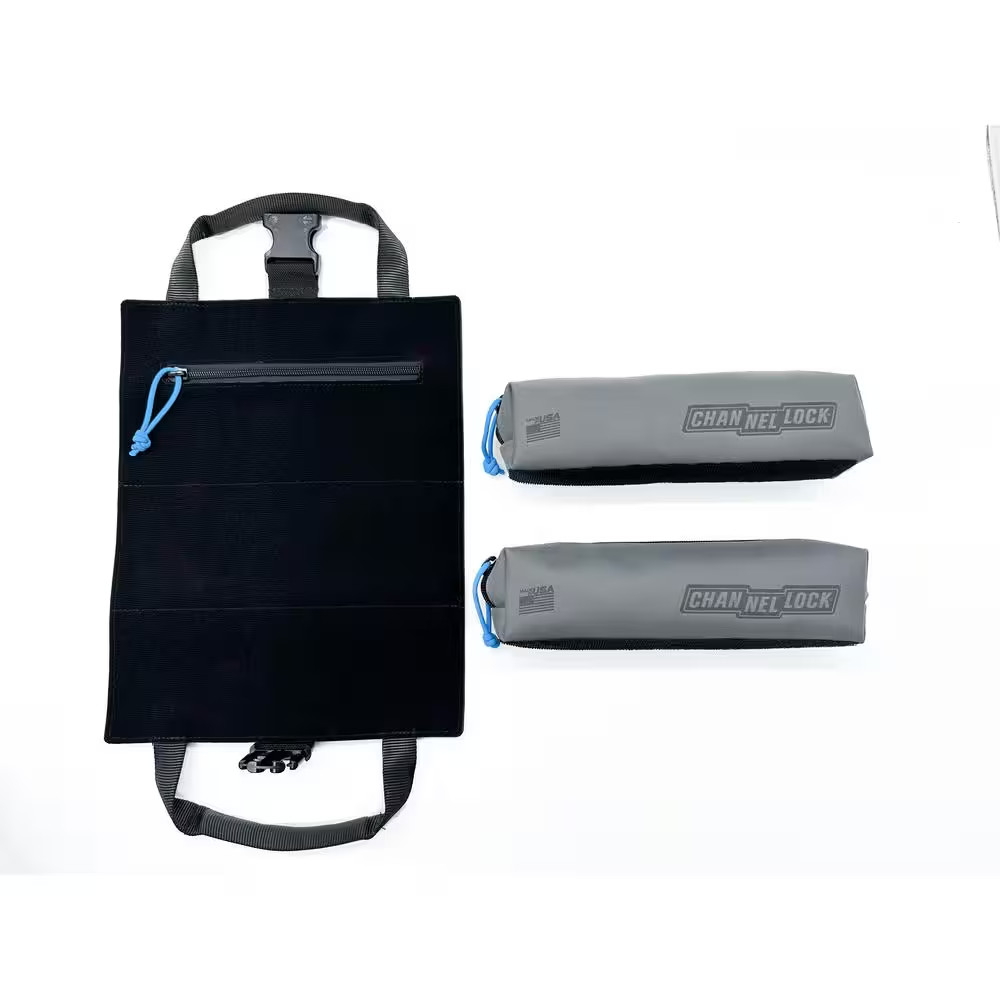10.5 In. PRO 2-Pouch Tool Roll System Grey Fused with Black