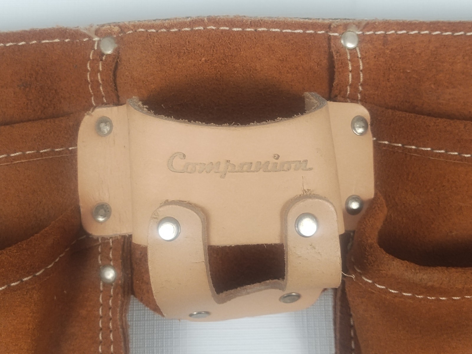Companion Leather Belt Brown Multi Tool Belt Construction Handyman Adjustable