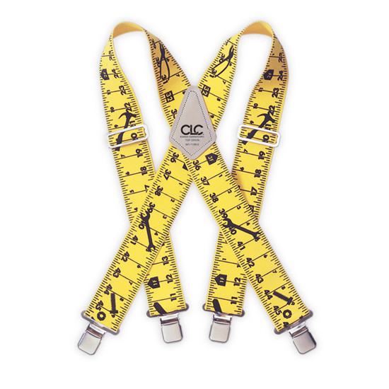 CLC Work Gear 110RUL 2″ Ruler Heavy Duty Elastic Suspenders