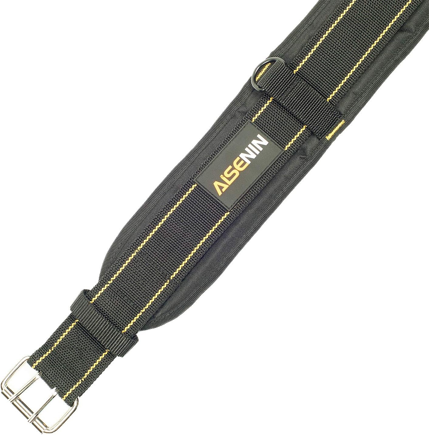 Ergonomic Yellow & Black Heavy-Duty Tool Belt – Maximum Comfort for All-Day Use