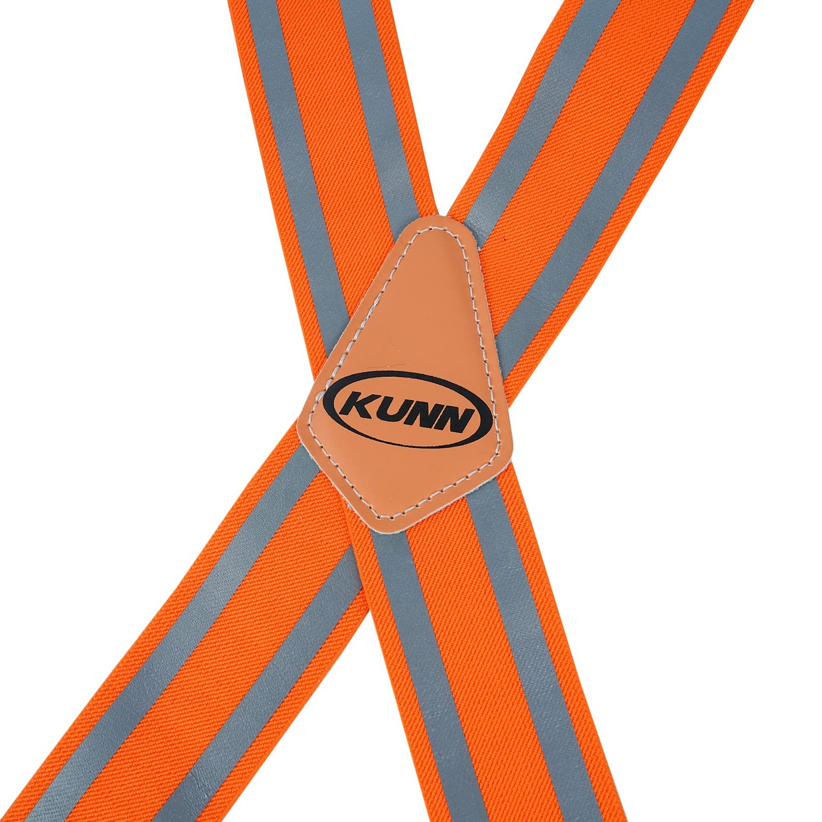 KUNN Safety Reflective Suspender High Visibility One Size, A001-orange