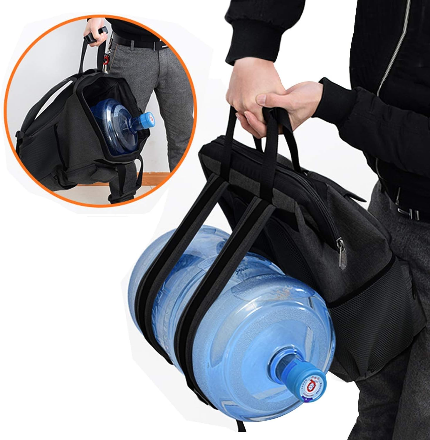 Backpack Tool Bag with Padded Back Support Heavy Duty Tool Kit Carrier Storage B