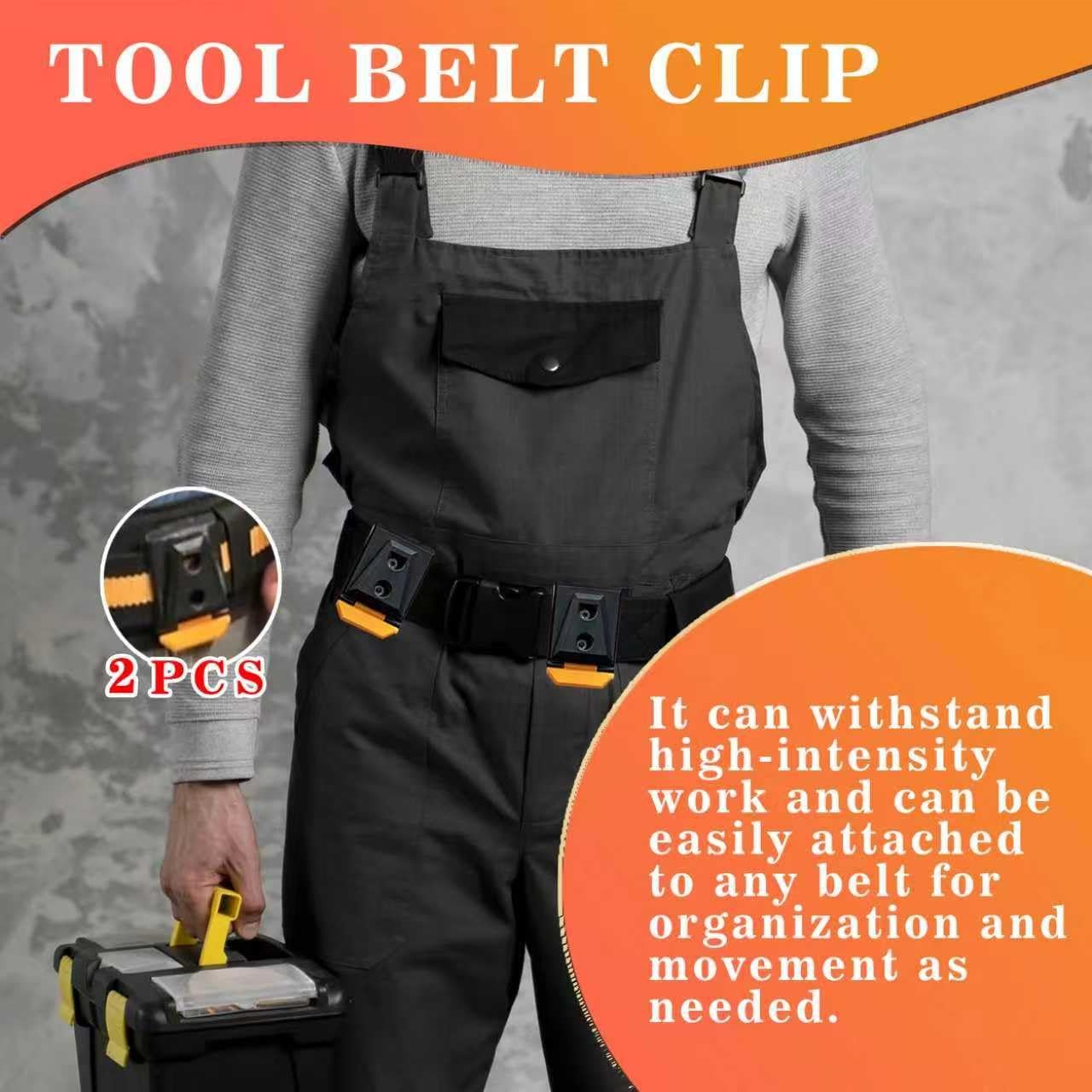 2 Pcs Tool Belt Clip for ToughBuilt Tool Belt & Pouches | Compatible with TOU…