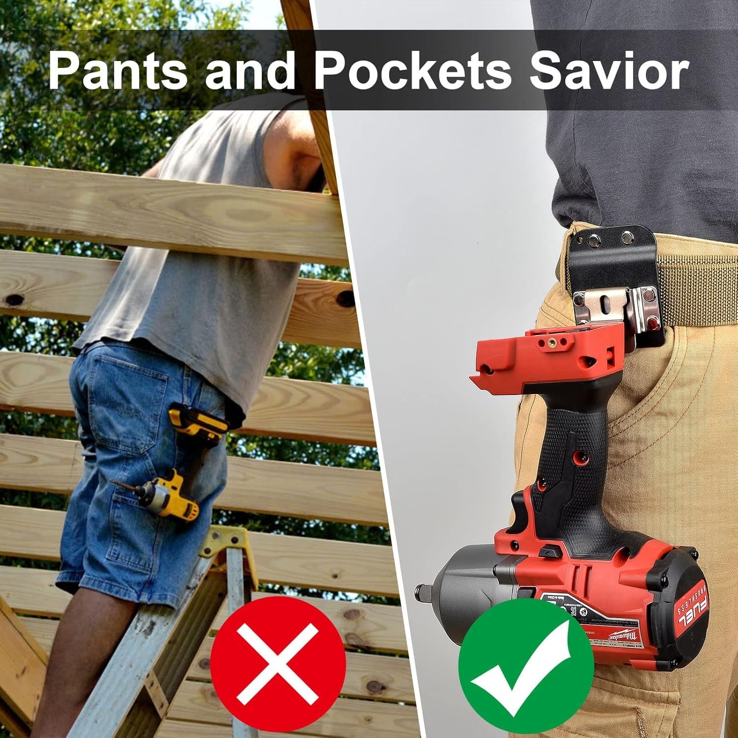Quick Drill Holder Clip for Belt