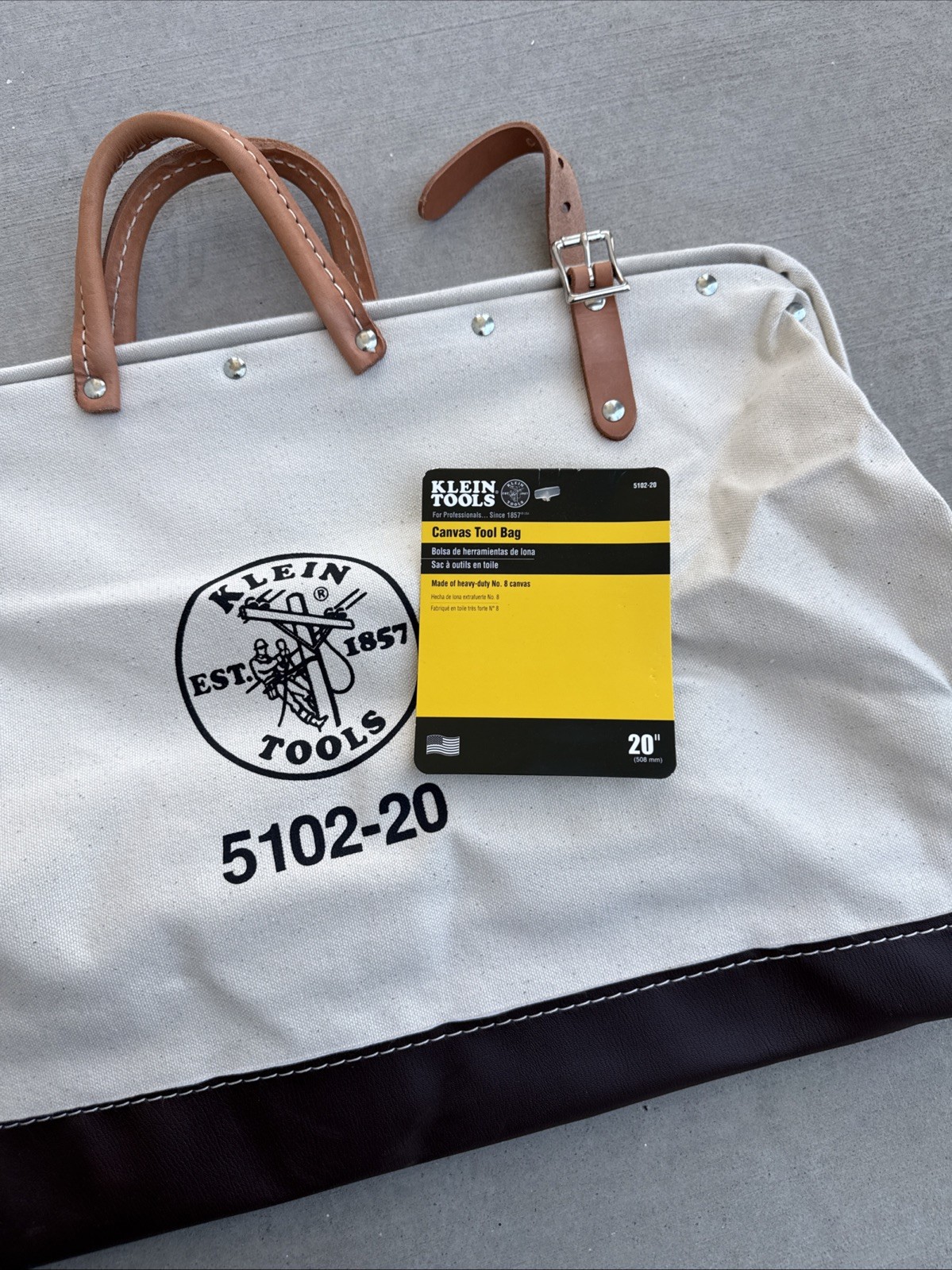 Klein Tools 5102-20 20-Inch Canvas Tool Bag