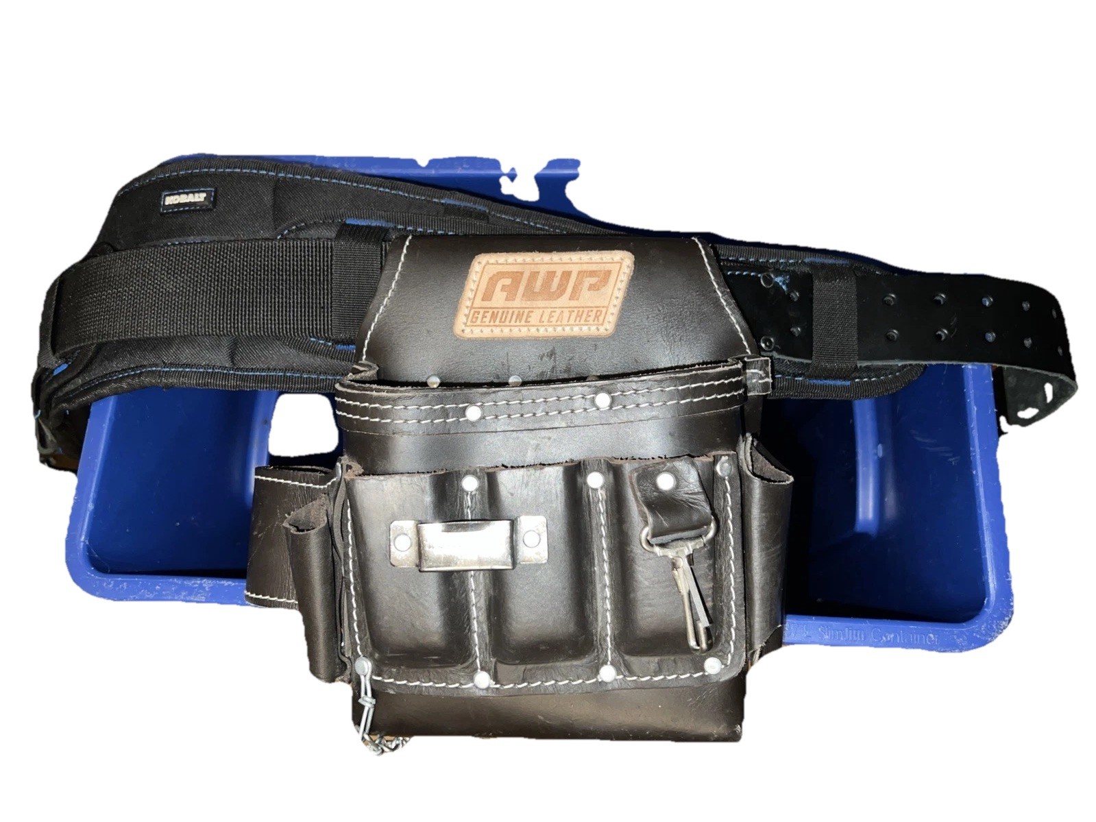AWP HI-PERFORMANCE TOOL BELT ELECTRICIAN CONSTRUCTION MECHANIC Kobalt Back Brace