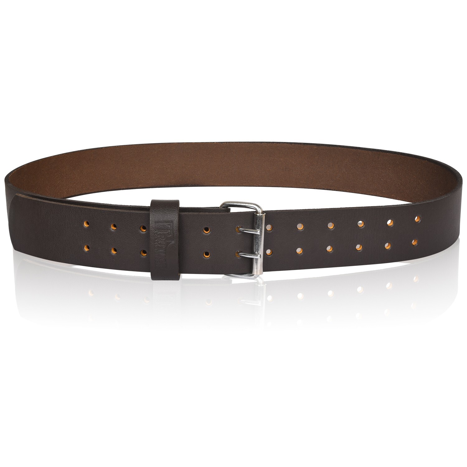 TRUTUCH Leather Work Belt | Chocolate Leather 2-Inch Work Belt | Tool Bag Belts