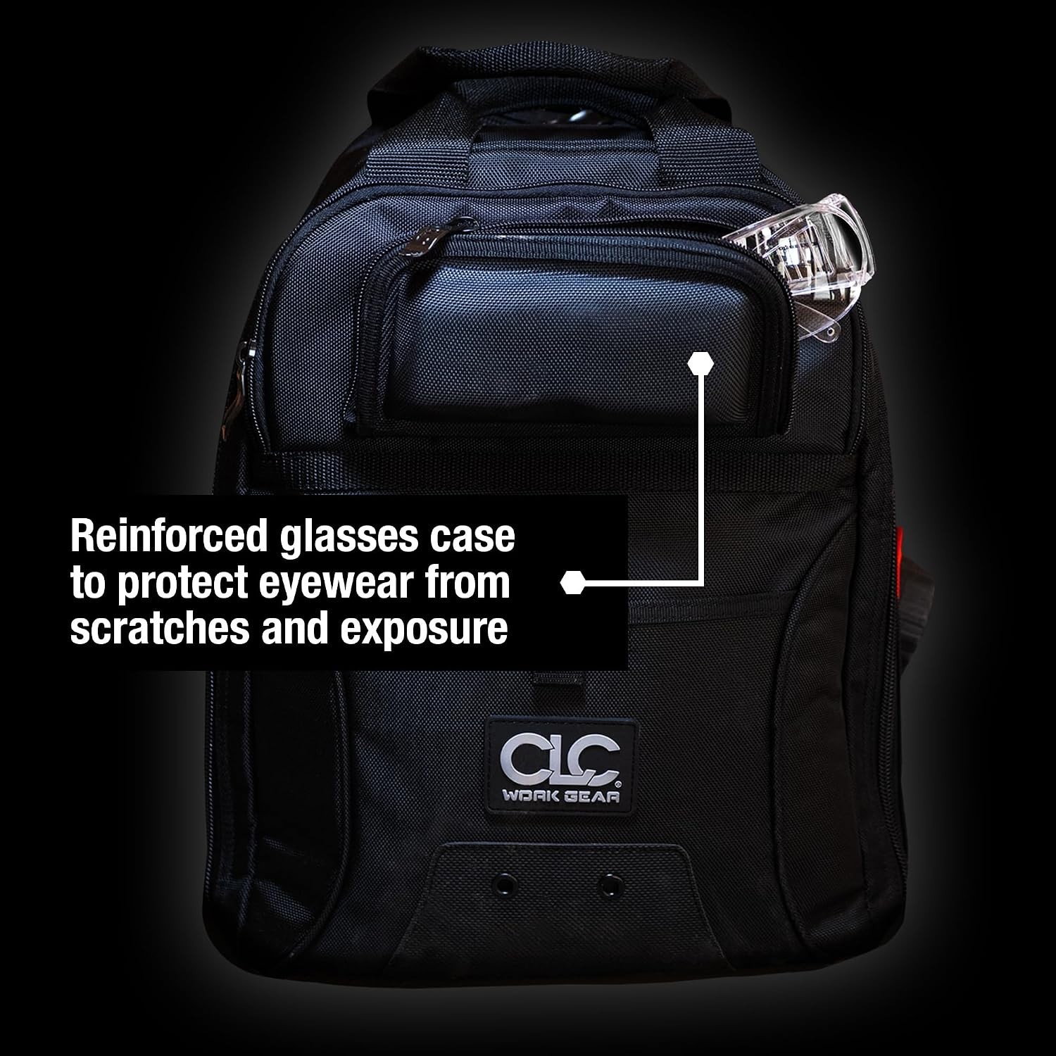 Versatile Heavy-Duty Tool Backpack – 36 Pockets & Sunglasses Protector Included