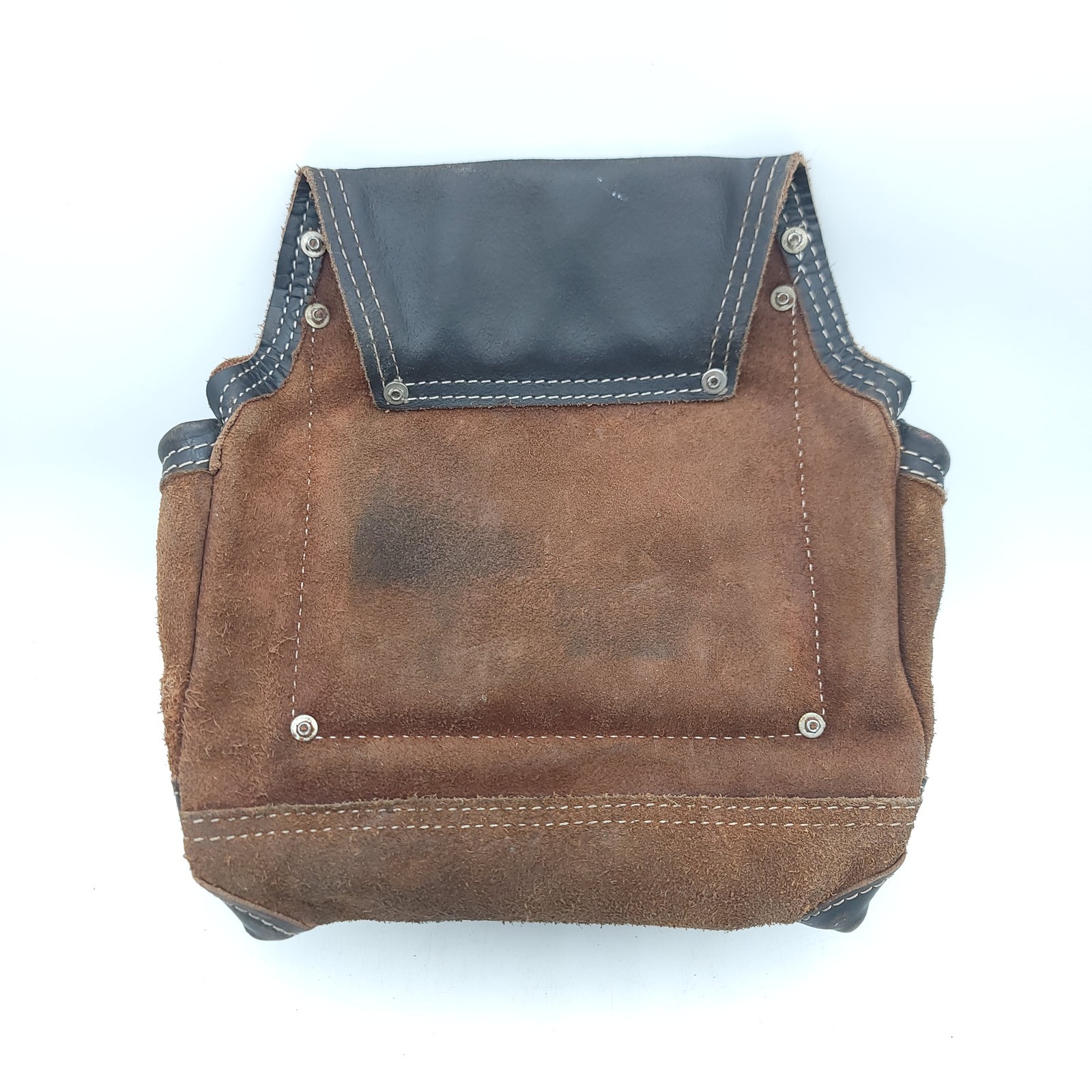 AWP Leather Fastener & Tool Pouch Bag – Brown/Black Leather