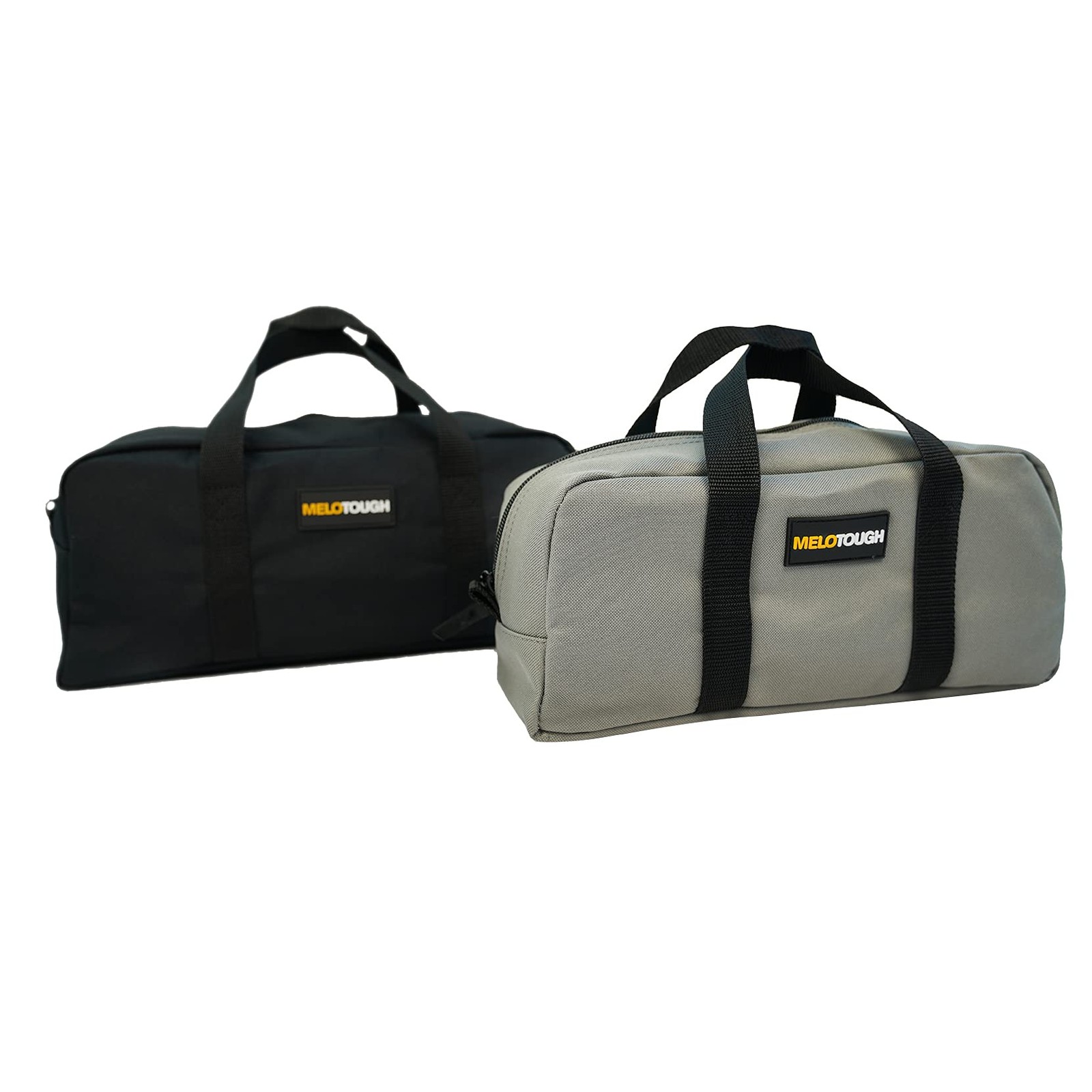 2 PCS Utility Tool Tote Bag Combo Kit Medium Organizer 14 Inch Black Grey