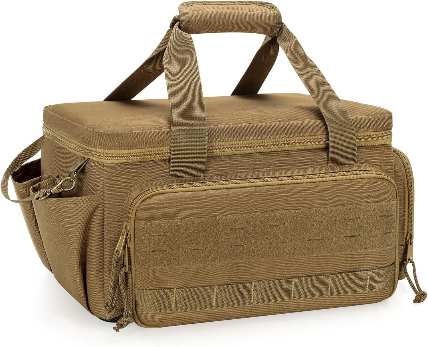 Tool Bag 14″ Hand Tool Organizer Tactical Range Bag Work Tote Repair Jobs Khaki