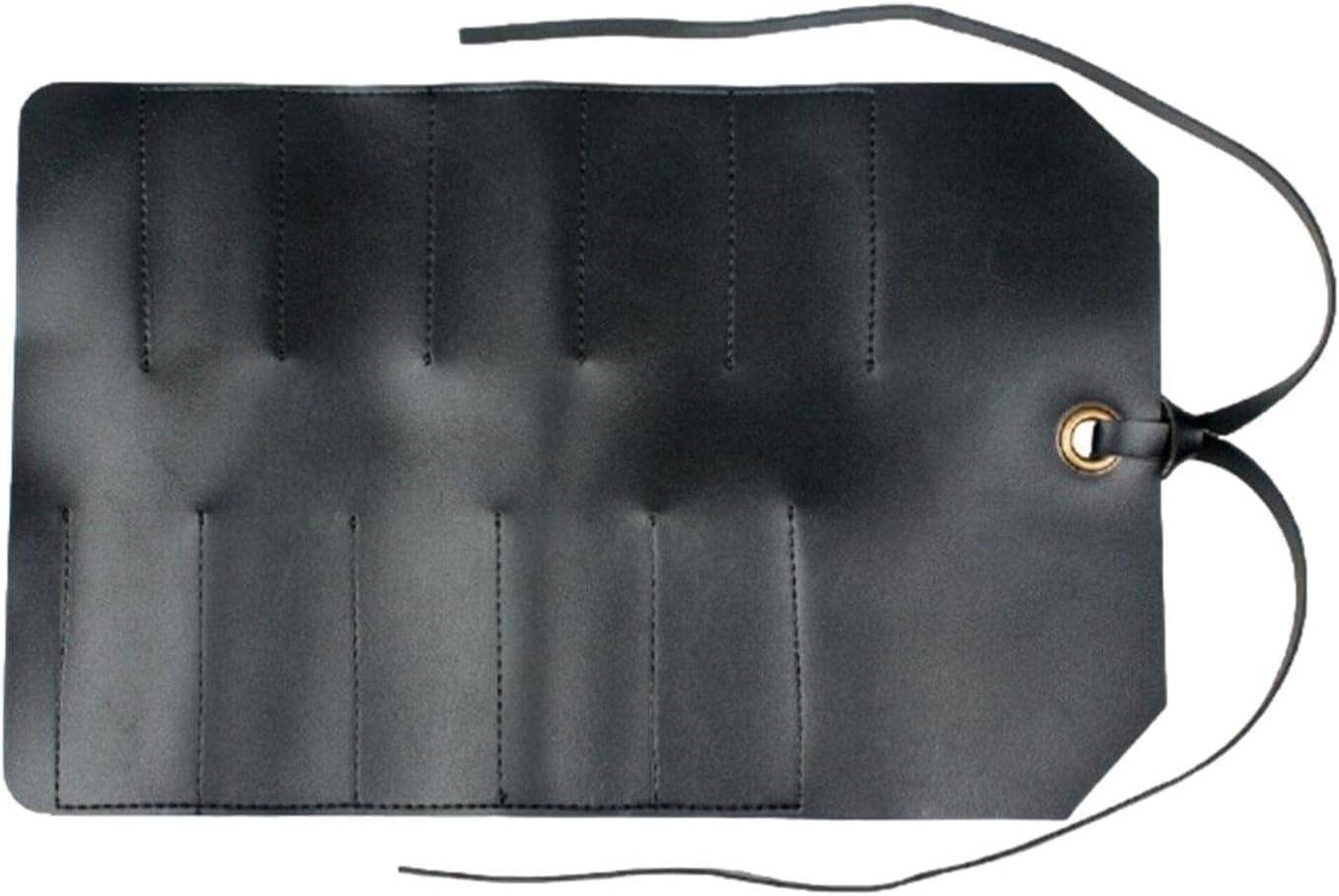 Handcrafted Leather Tool Roll Pouch with 10 Slots for Craftsmen & Professionals