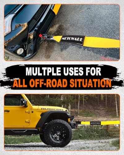 Heavy Duty Tow Strap Recovery Kit – 3″ x 20ft(35,000lbs) Tree Saver Winch