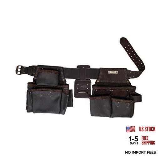 Four Piece Construction Rig , Leather Tool Belt & Pouches 4-Piece Framer’s Rig