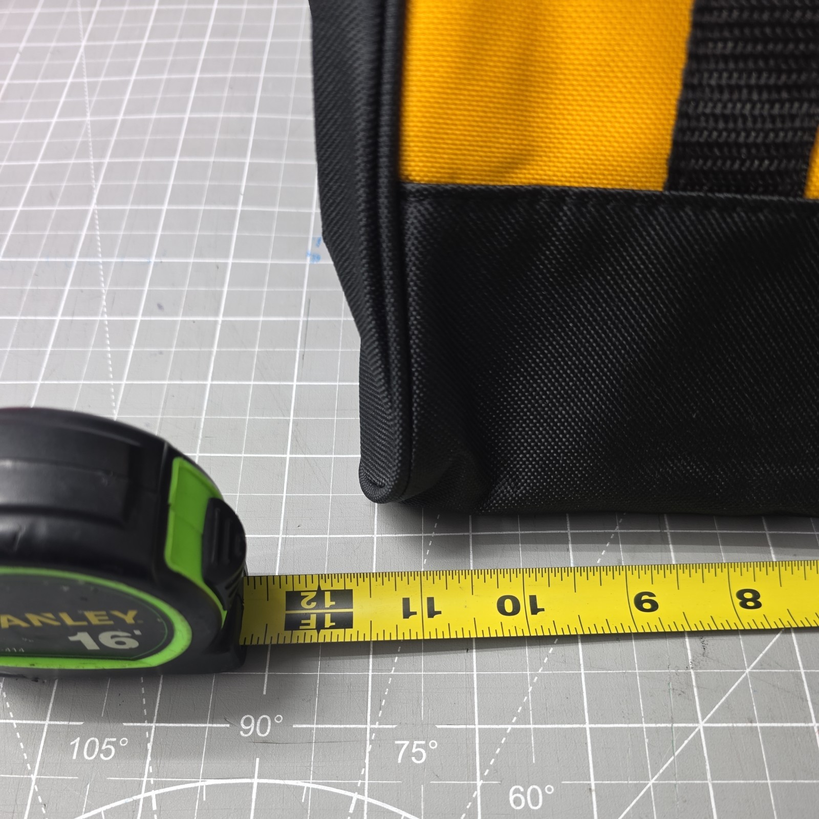 DEWALT 12-Inch Black/Yellow Soft Mini Contractor Tool Bag