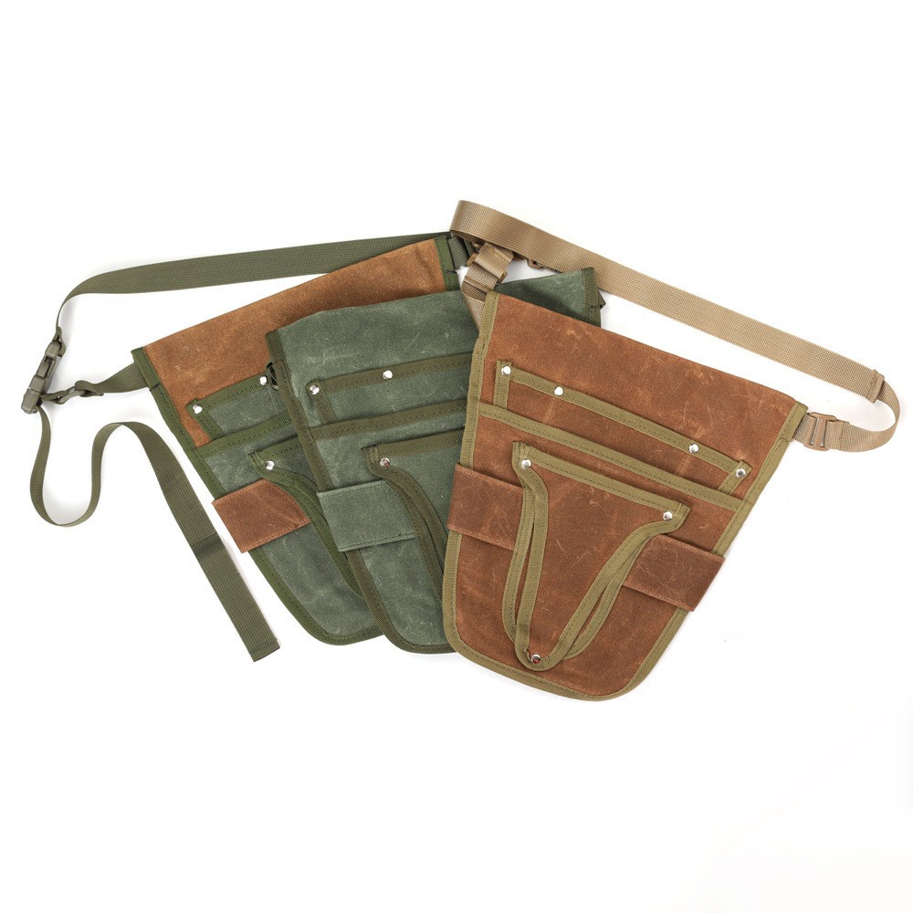 Canvas Weeding Tool Bag Wear-Resistant Storage Bag Waist Hanging Electrician Bag