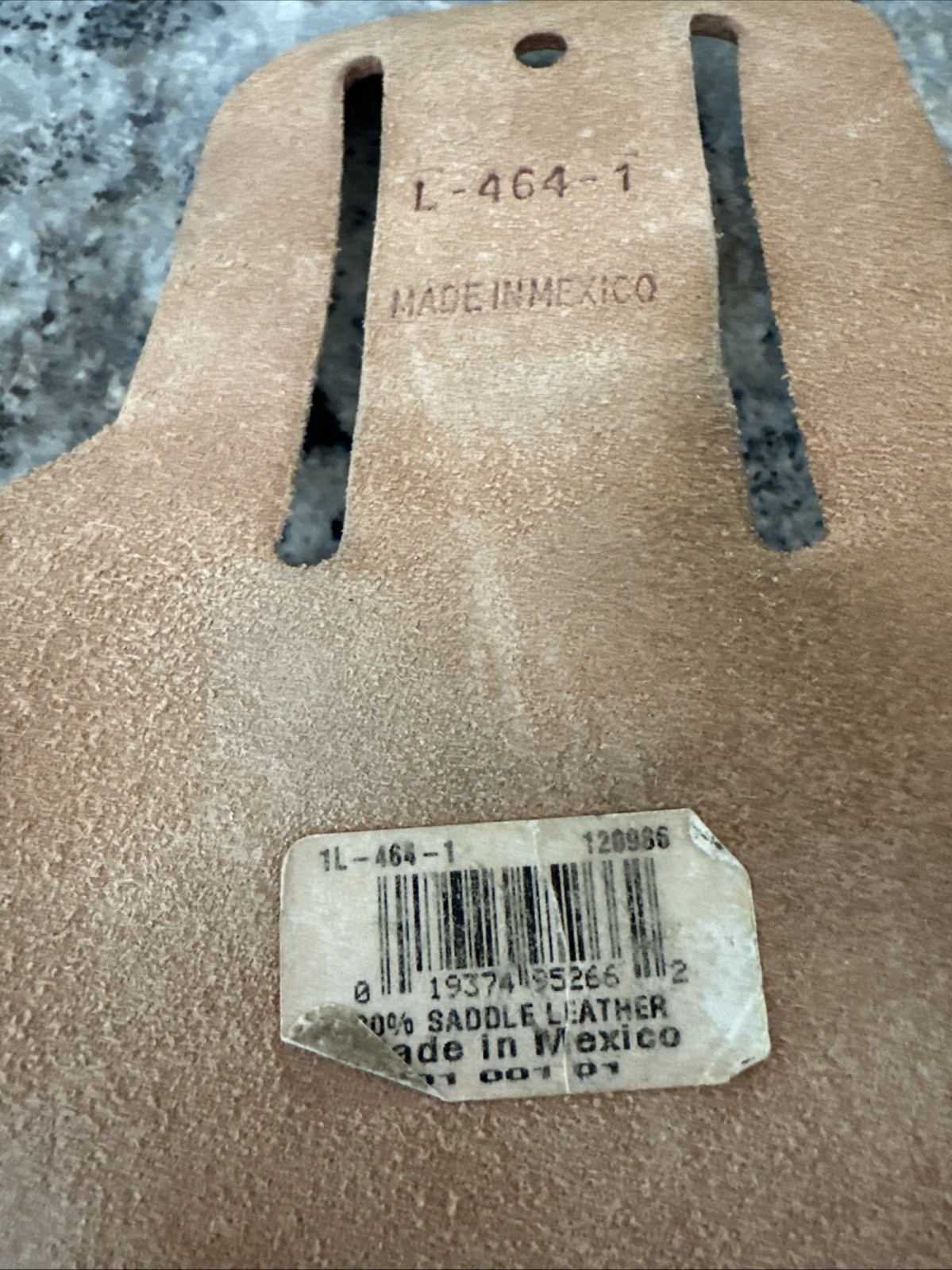 100% Saddle Leather Hammer Holder Made In Mexico L-464-1