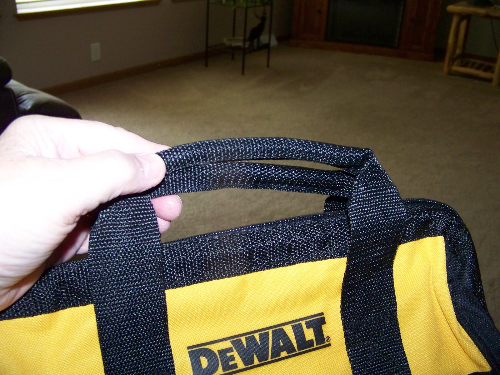 Dewalt USA Tool Bag / Case 12″ x 9″ x 9″ Canvas For 20V Drill, Battery Pockets