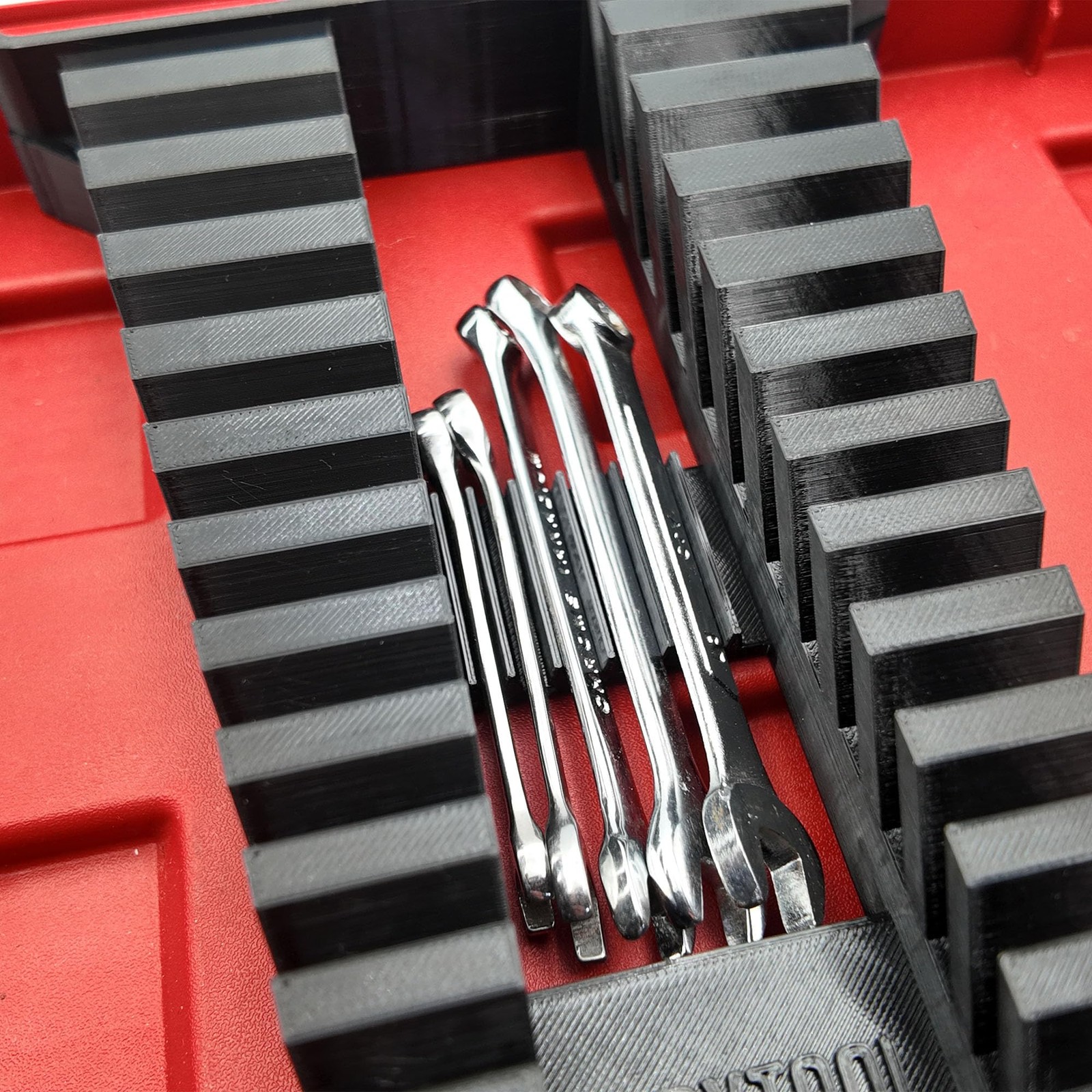 TidyTool Wrench Organizer Insert for Milwaukee Packout Slim Case AirTag