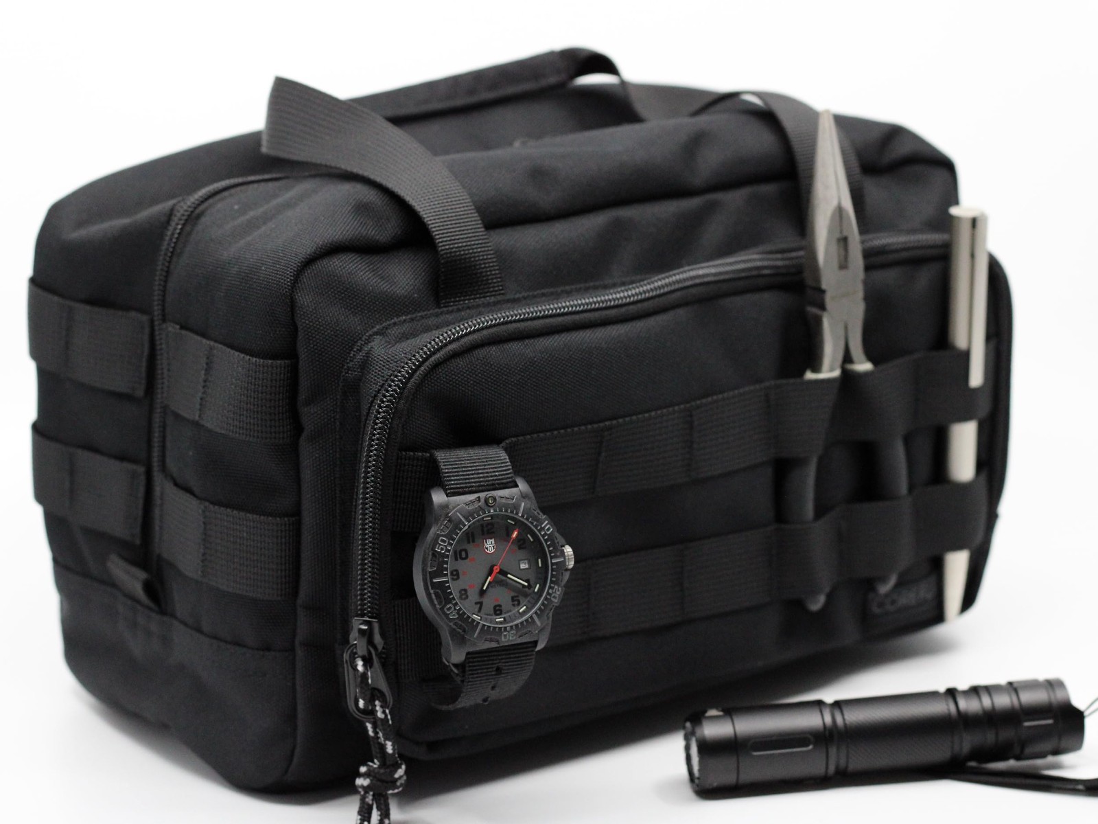 Heavy Duty 12″ Tactical Tool Bag – Multi-Purpose EDC Gear for Mechanics, Carpent
