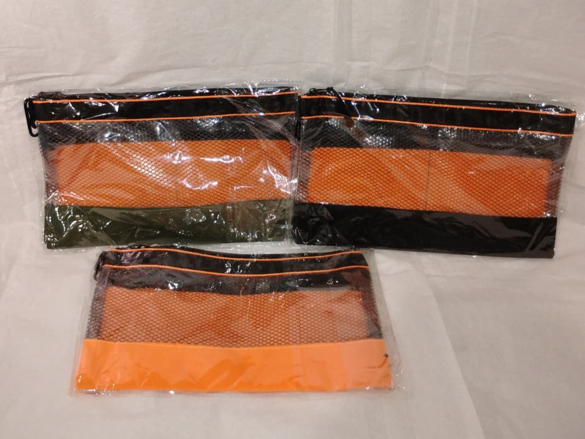 BESARME 3 Pcs 11.8″ Clear Tool Pouches with Zipper Heavy-Duty Small Tool Bag