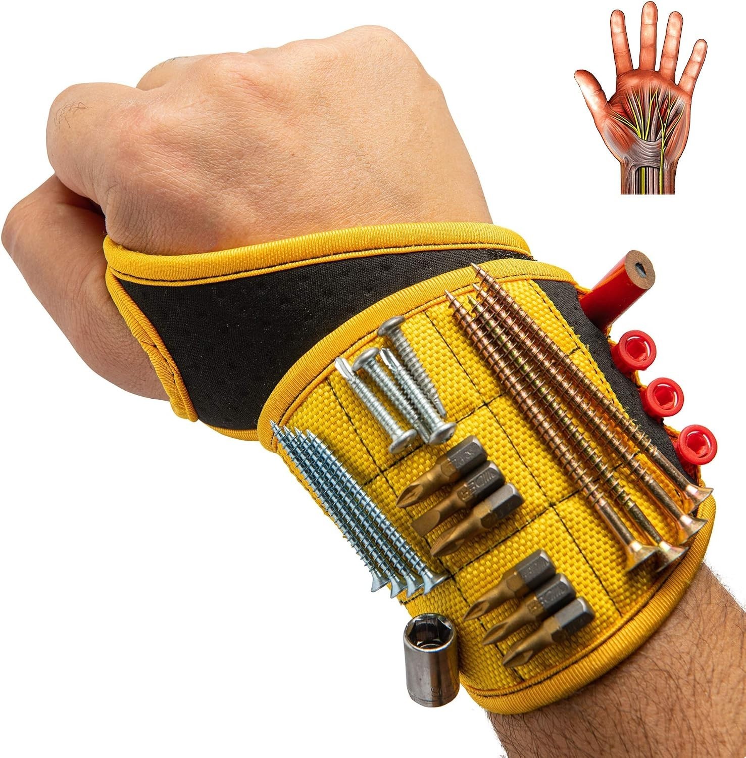 Lightweight Magnetic Tool Wristband for Men – Comfort & Functionality Combined