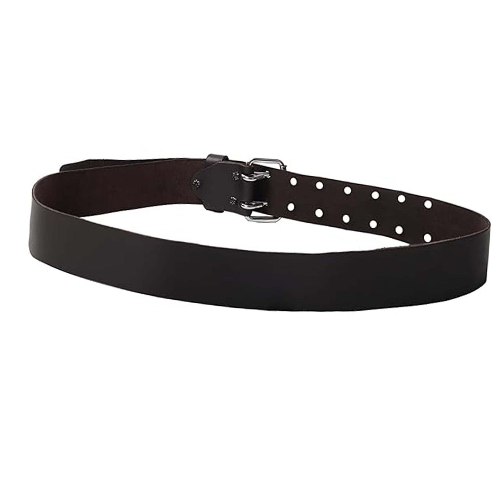 2″ Wide Heavy Duty Top Grain Leather Tool Belt – Perfect for Construction Work