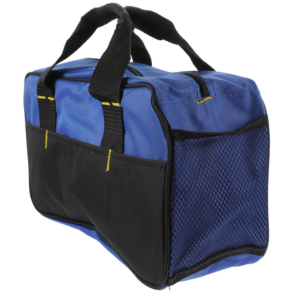 Portable Multi Color Canvas Tool Organizer Wide Open Tote with Large Storage