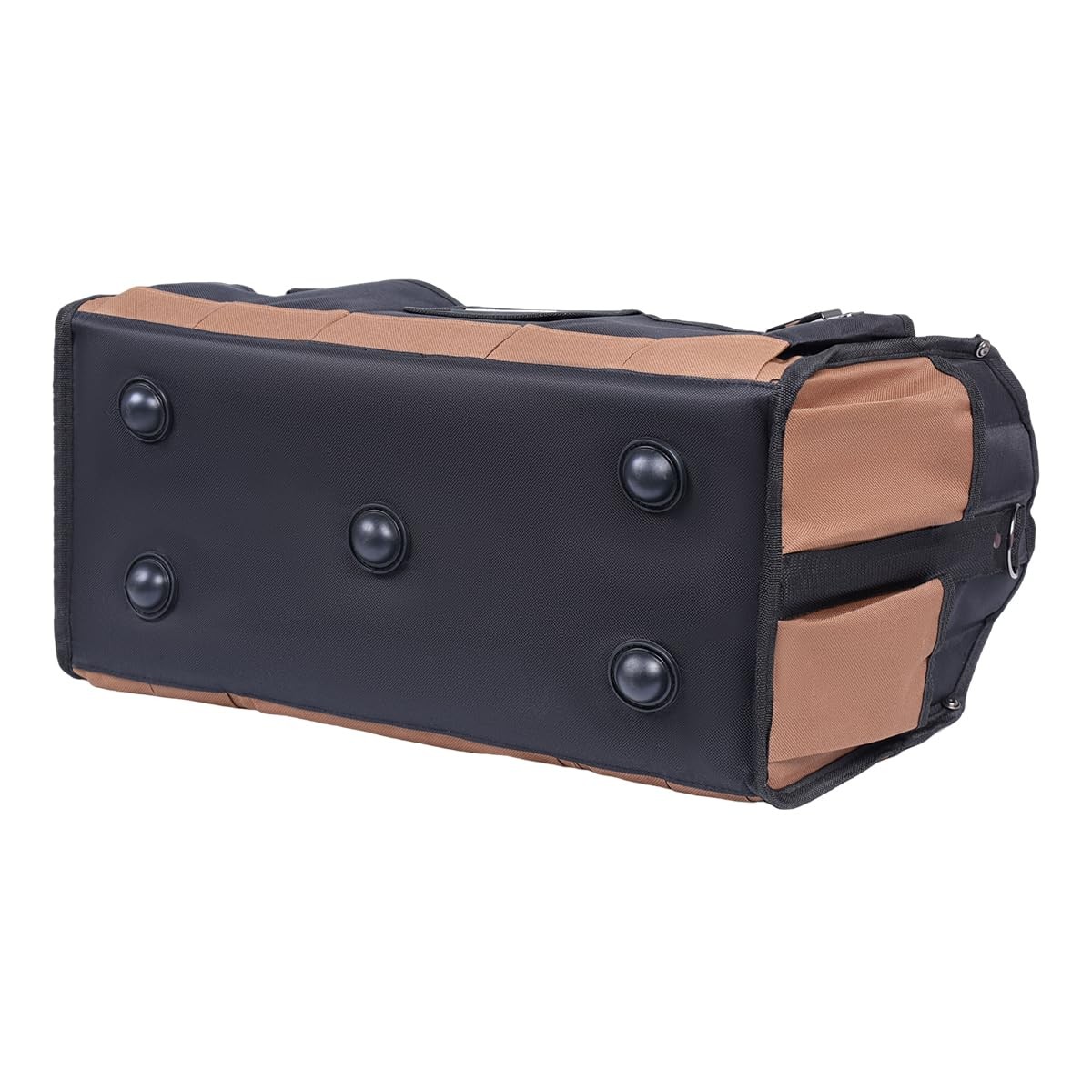 20 Inch Tool Bag Foldable 19 Pockets Organizer Open Top Tote Shoulder Strap