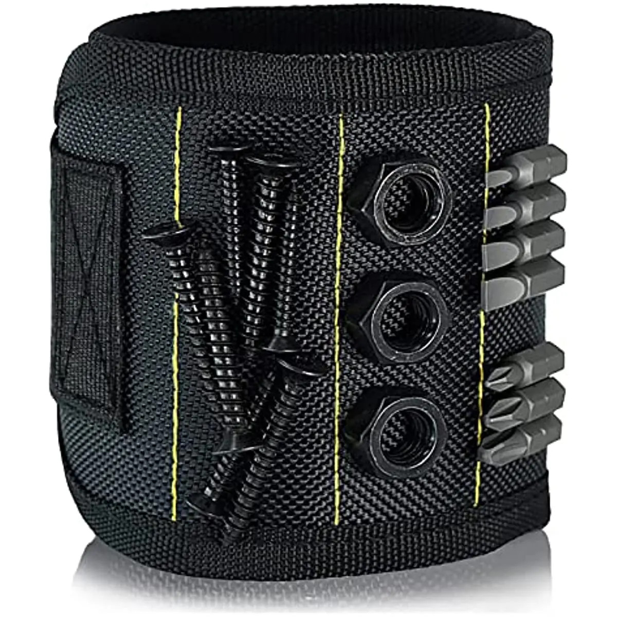 Magnetic Wristband for Holding Screws Nails Drilling Bits,Wrist Tool Holder Belt