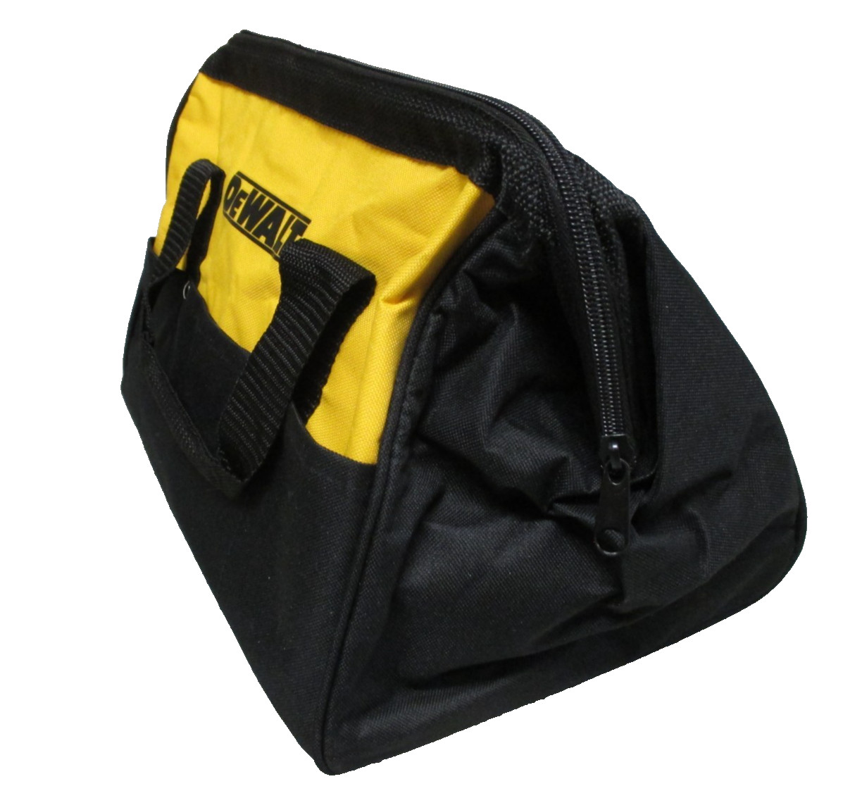 NEW! DEWALT OEM Contractor Tool Bag Case Ballistic Nylon Zipper & Handles 13x9x9