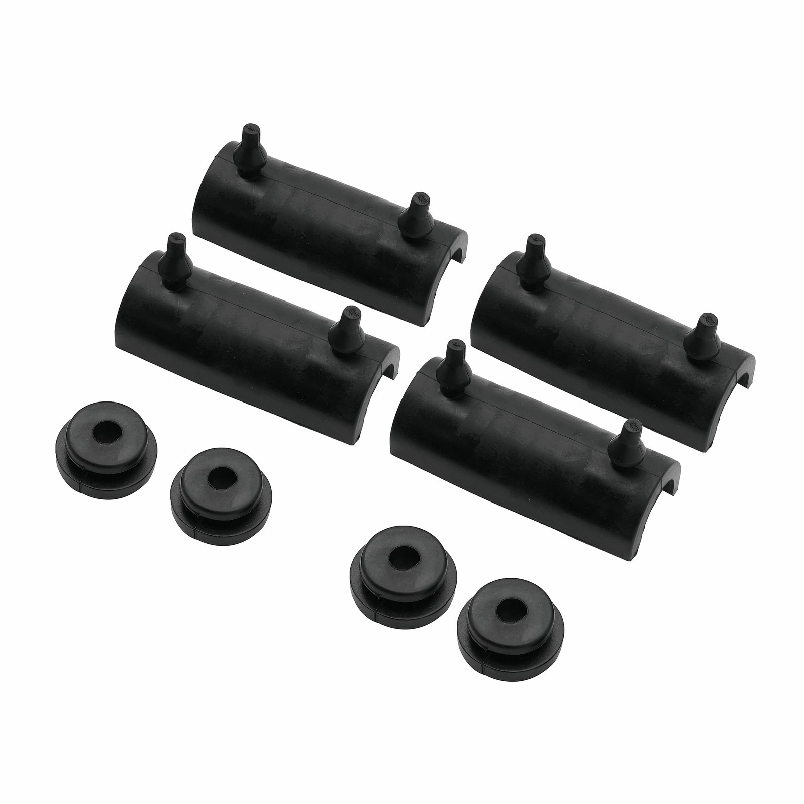Rubber Grommet Support Cushion Fit for Harley Saddlebag One Size, Black