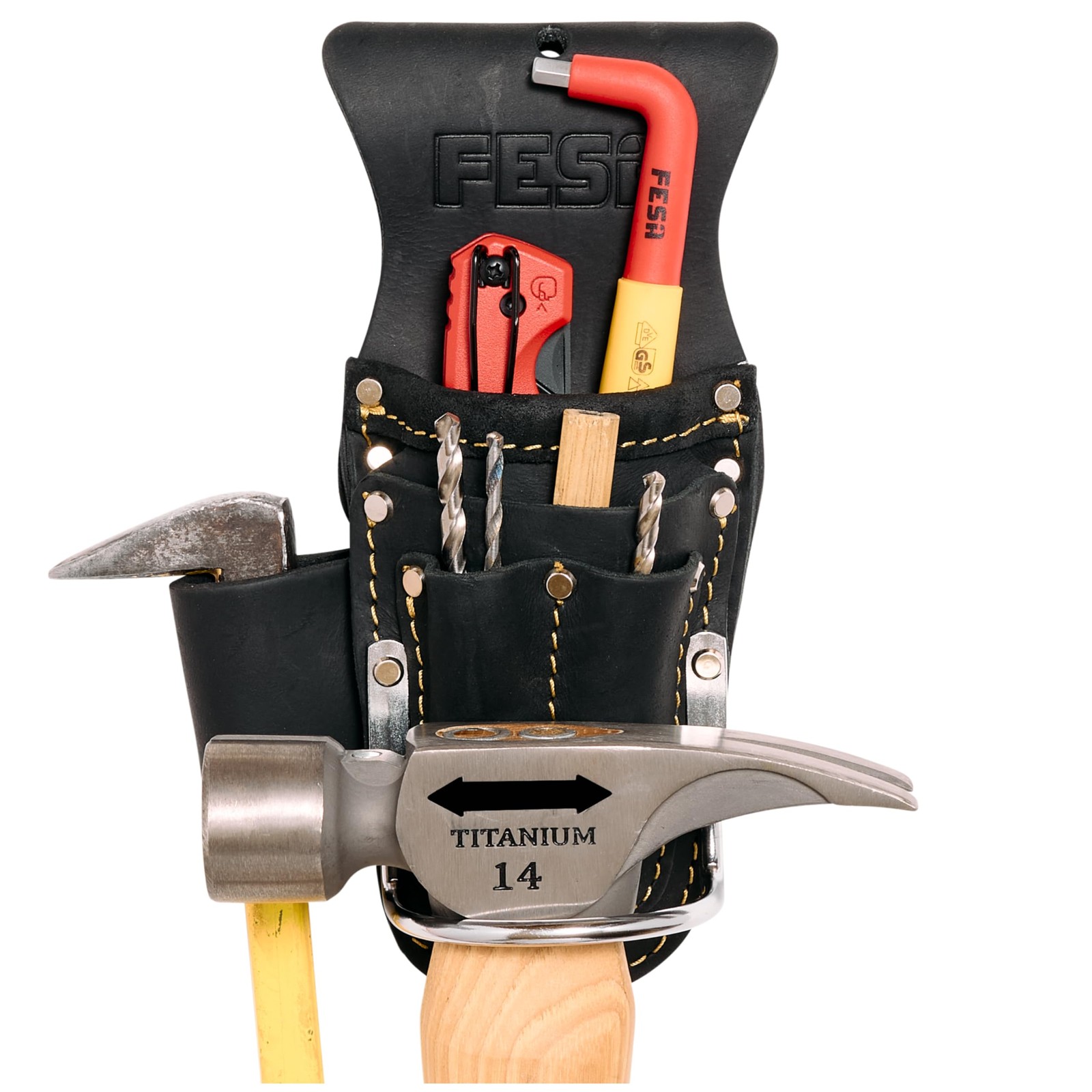 Tool Belt Hammer Holder Leather Multitool Pliers Holster ClipOn 1 PCS