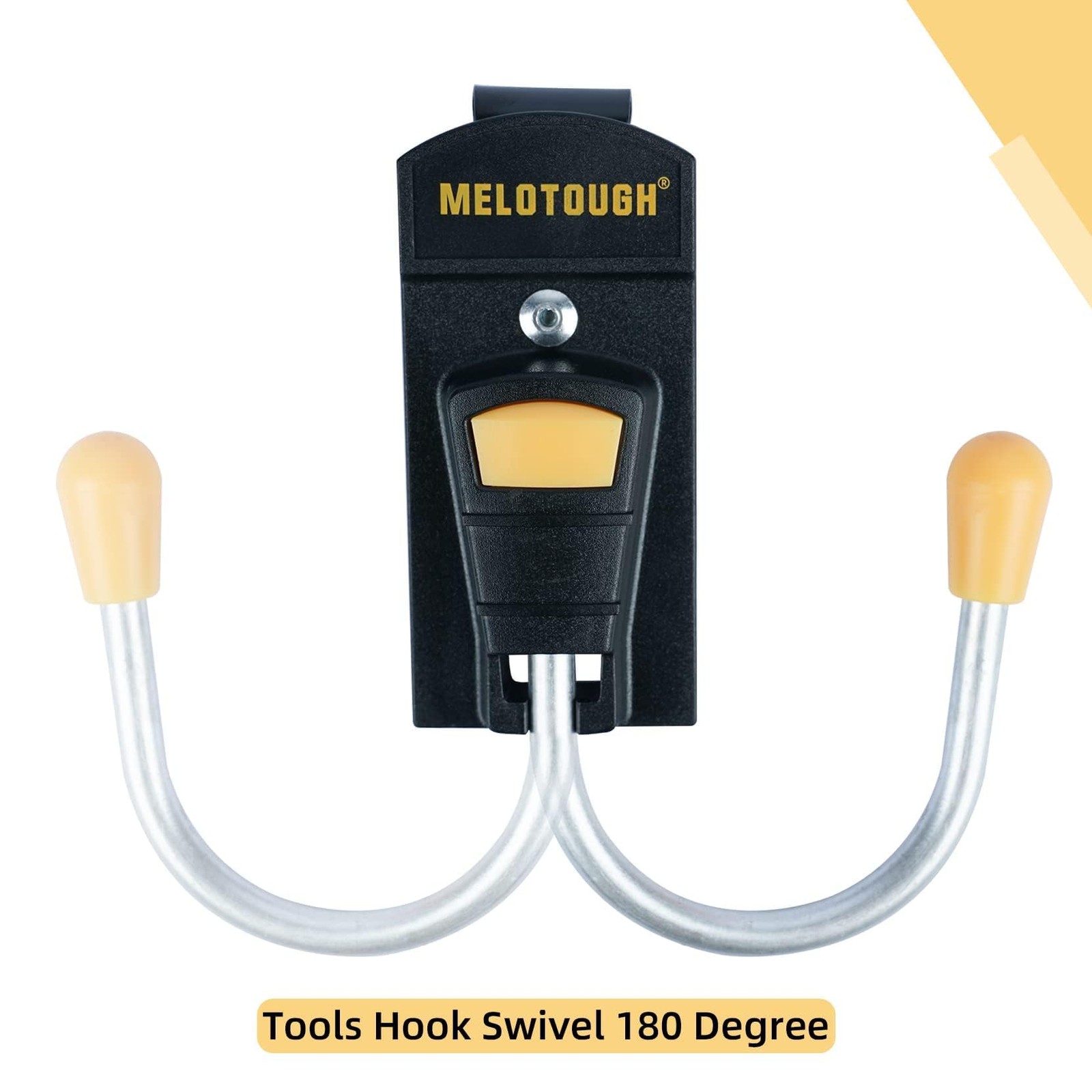 Tool Belt Hook Tool Holster Cordless Drill Holster with Metal Clip (Yellow)