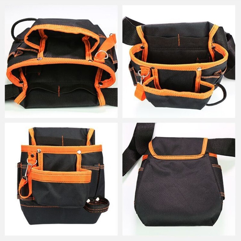 Hardware Tool Pouch Waist Bag Electrician Belt Bag 600D Oxford Cloth Tool Bag