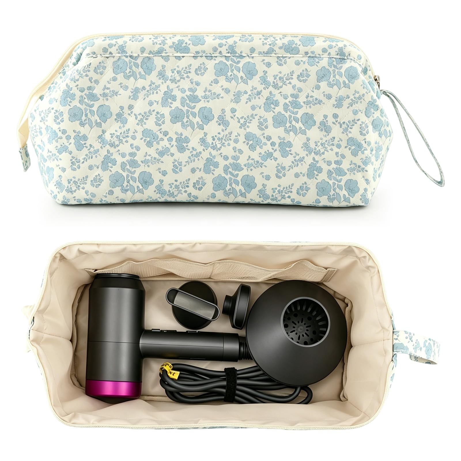 Hair Tools Travel Bag, Blue, 14.17 x 1.38 x 5.91 in