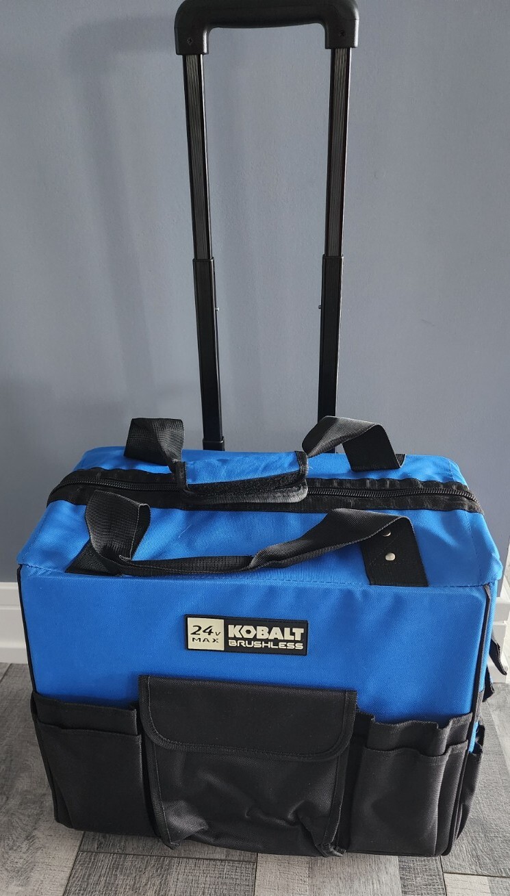 Kobalt 17″x 14″ x 10″ Rolling Tool Bag with Handle (with Defect)