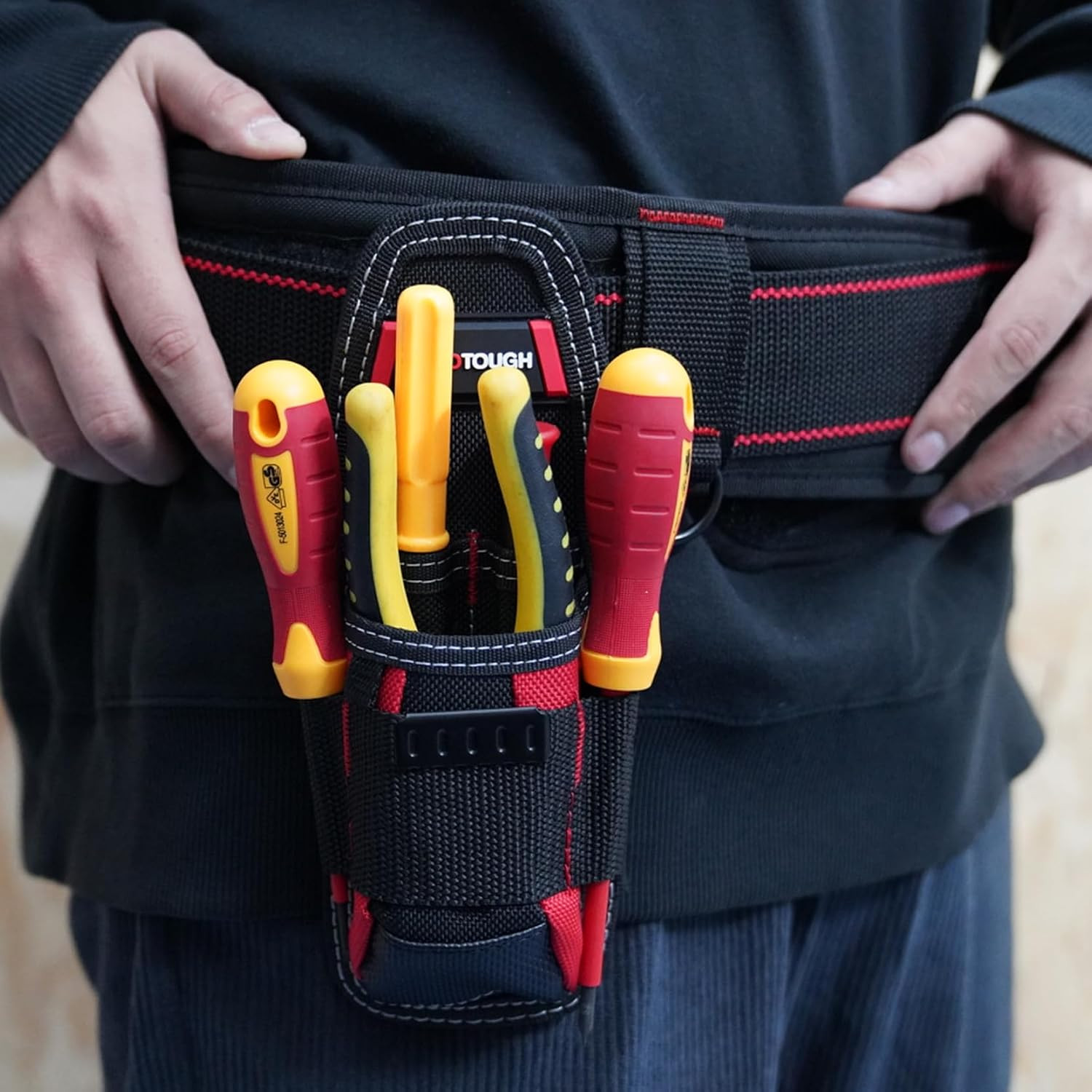 Small Tool Pouch with Belt Clip,Small Tool Holder Pouch, Min Work Organizer Tool