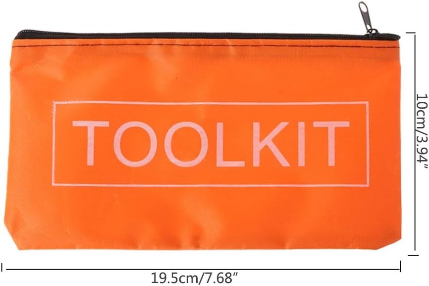 5pcs Tool Storage Bags with Zipper – Waterproof Oxford Cloth Tool Bag – Hardw…